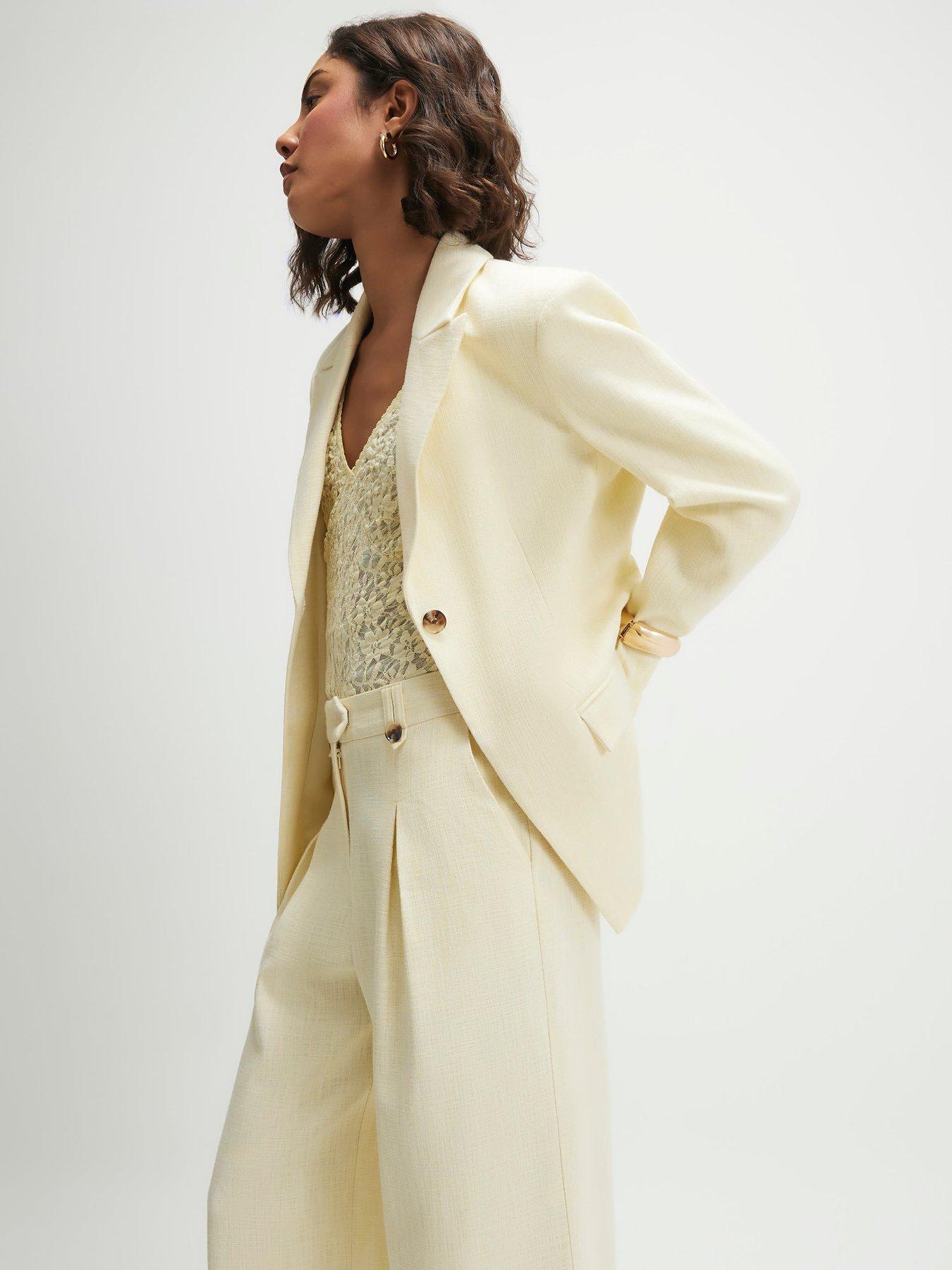 River Island Cotton Cinched Blazer