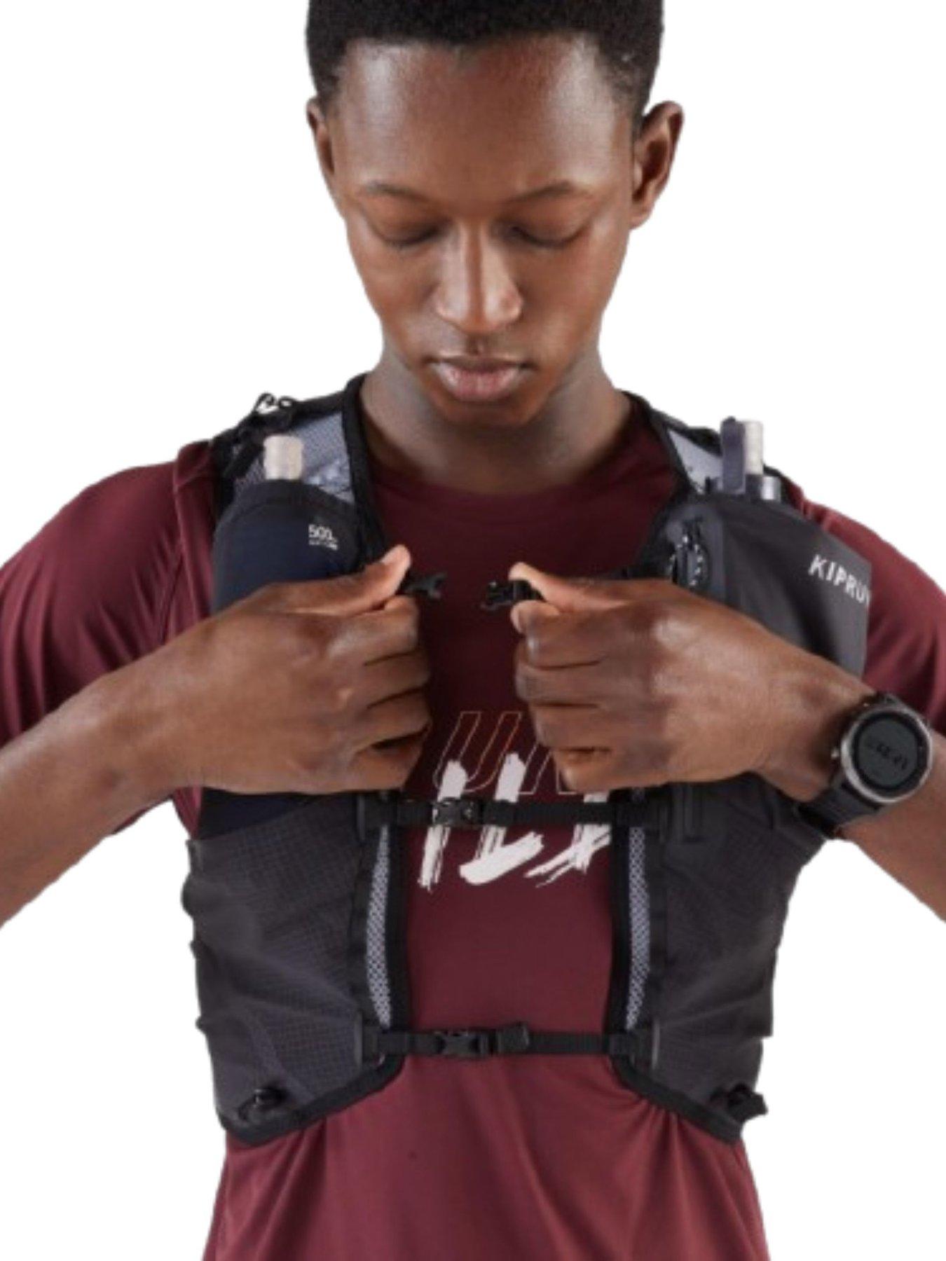 Image 2 of 5 of Decathlon KIPRUN 900 10 L Unisex Trail Running Bag 1 L Water Bladder Included - Black