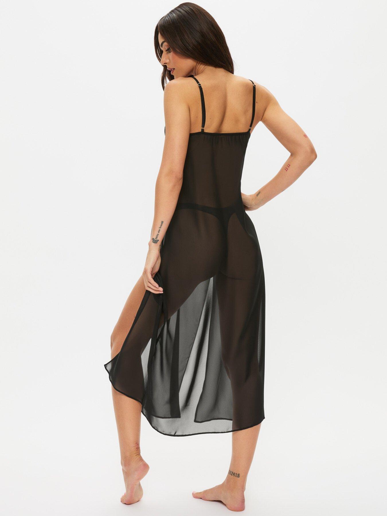 Image 2 of 4 of Ann Summers Zelia Maxi Chemise