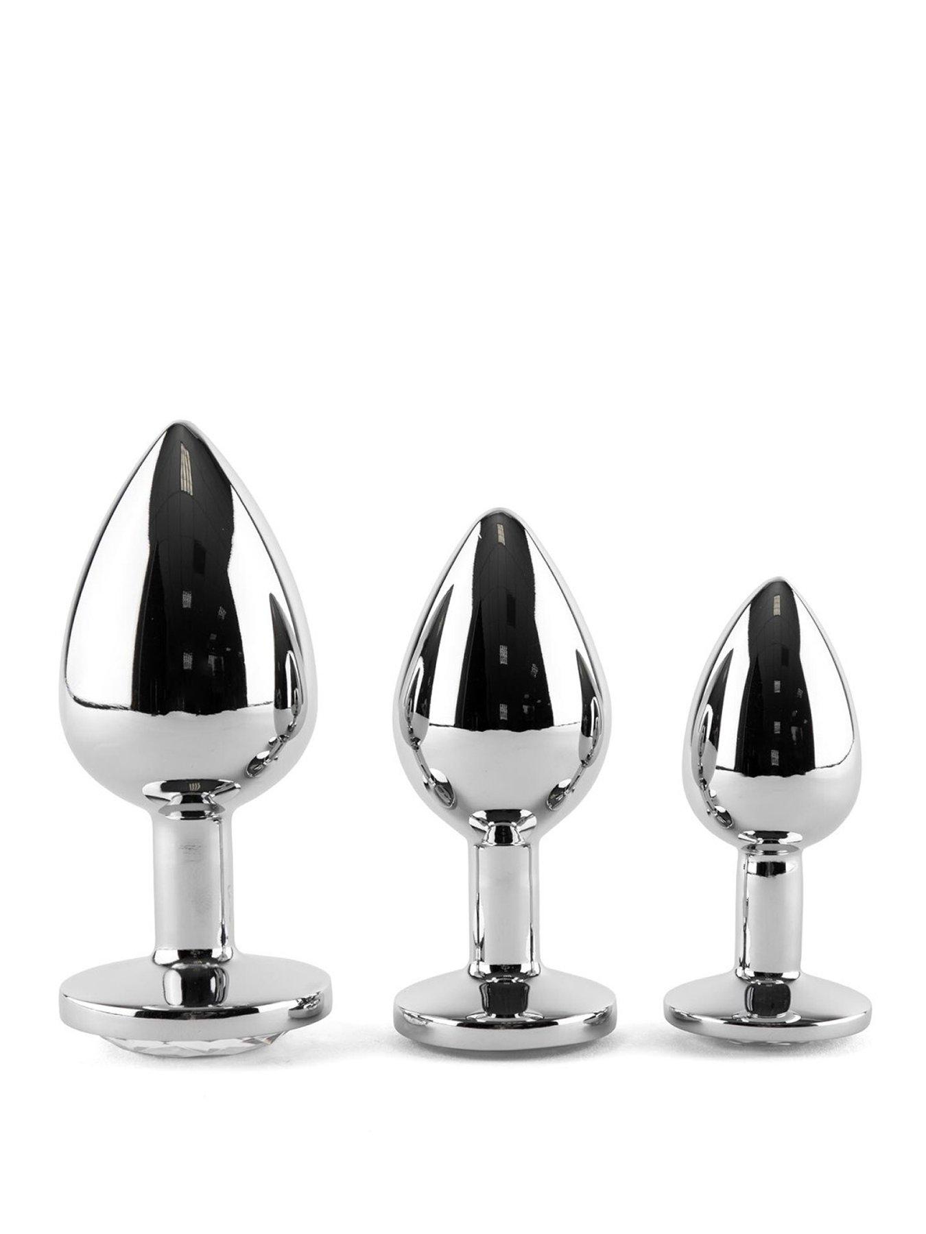 Ann Summers 3 Piece Metal Butt Plug Set