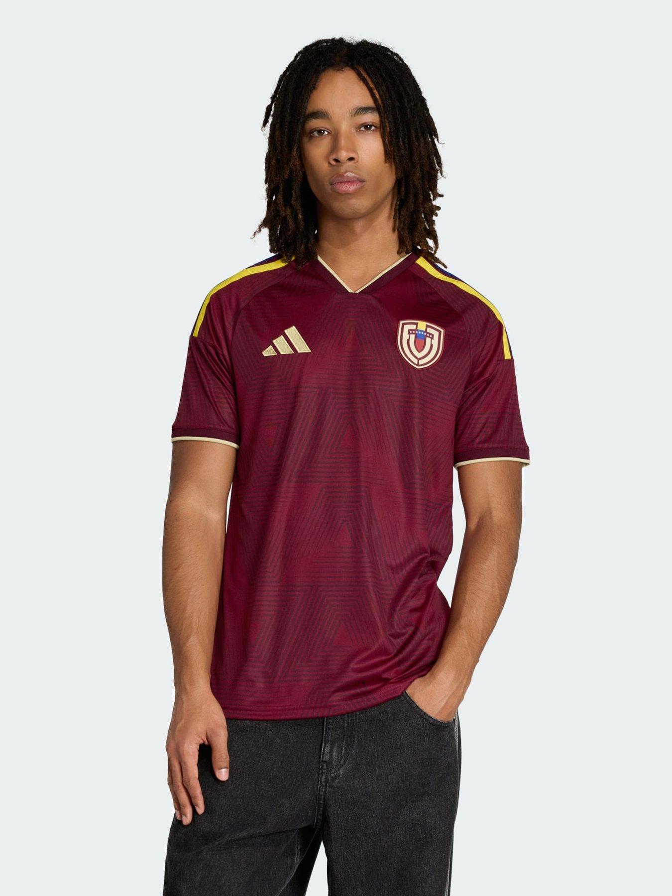 adidas Venezuela 26 Home Jersey, Red, Size L, Men