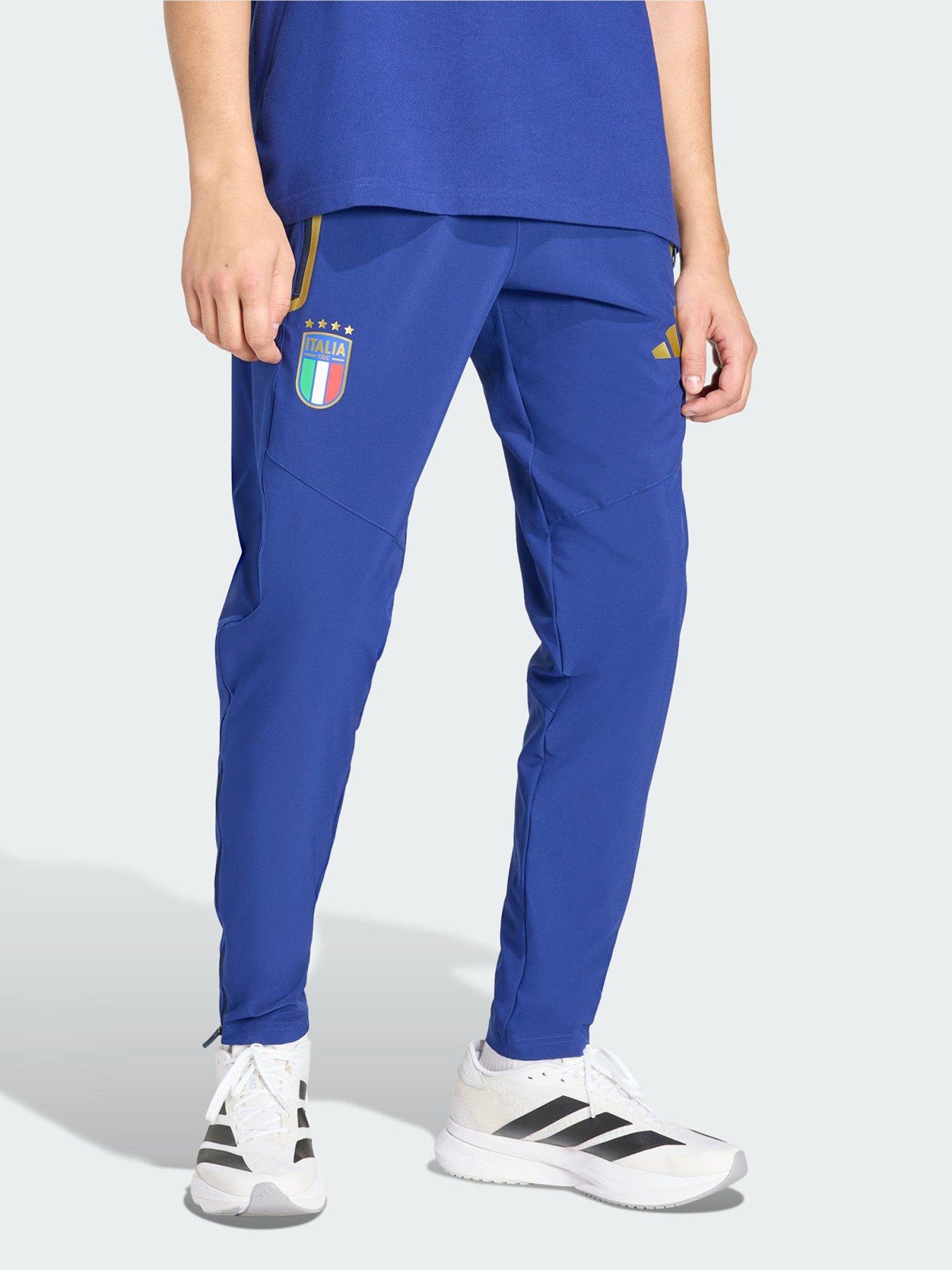 adidas Italy Tiro Travel Pants, Blue, Size 2Xl, Men