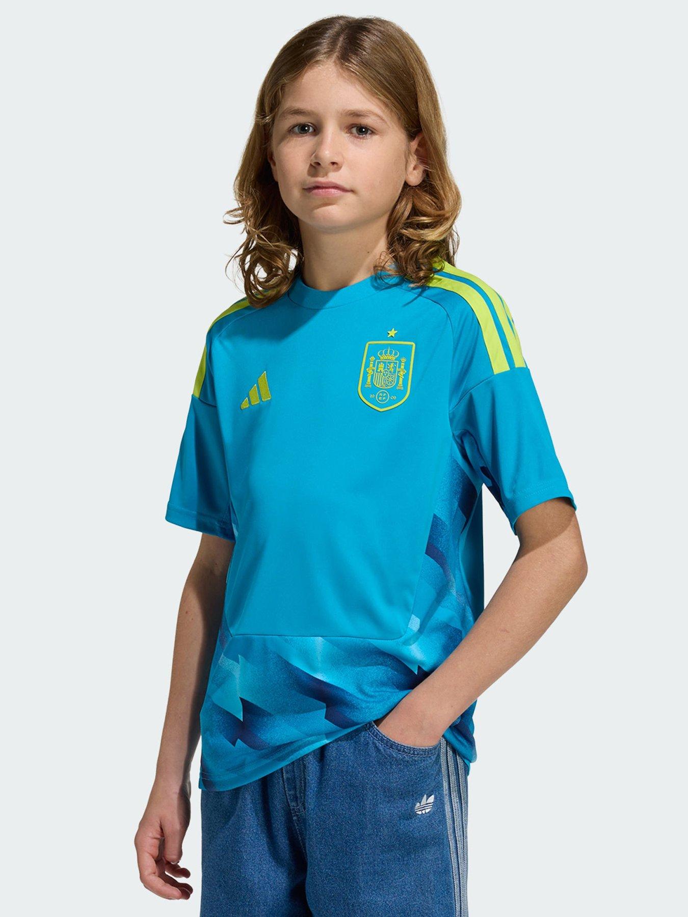 Adidas Spain 26 Home Kids Goalkeeper Jersey