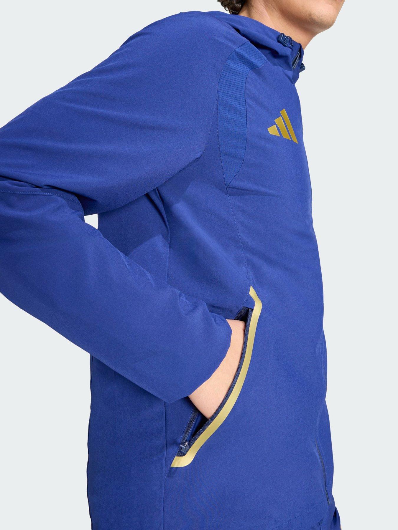 Image 3 of 5 of adidas Italy Tiro Travel Full Zip Windbreaker