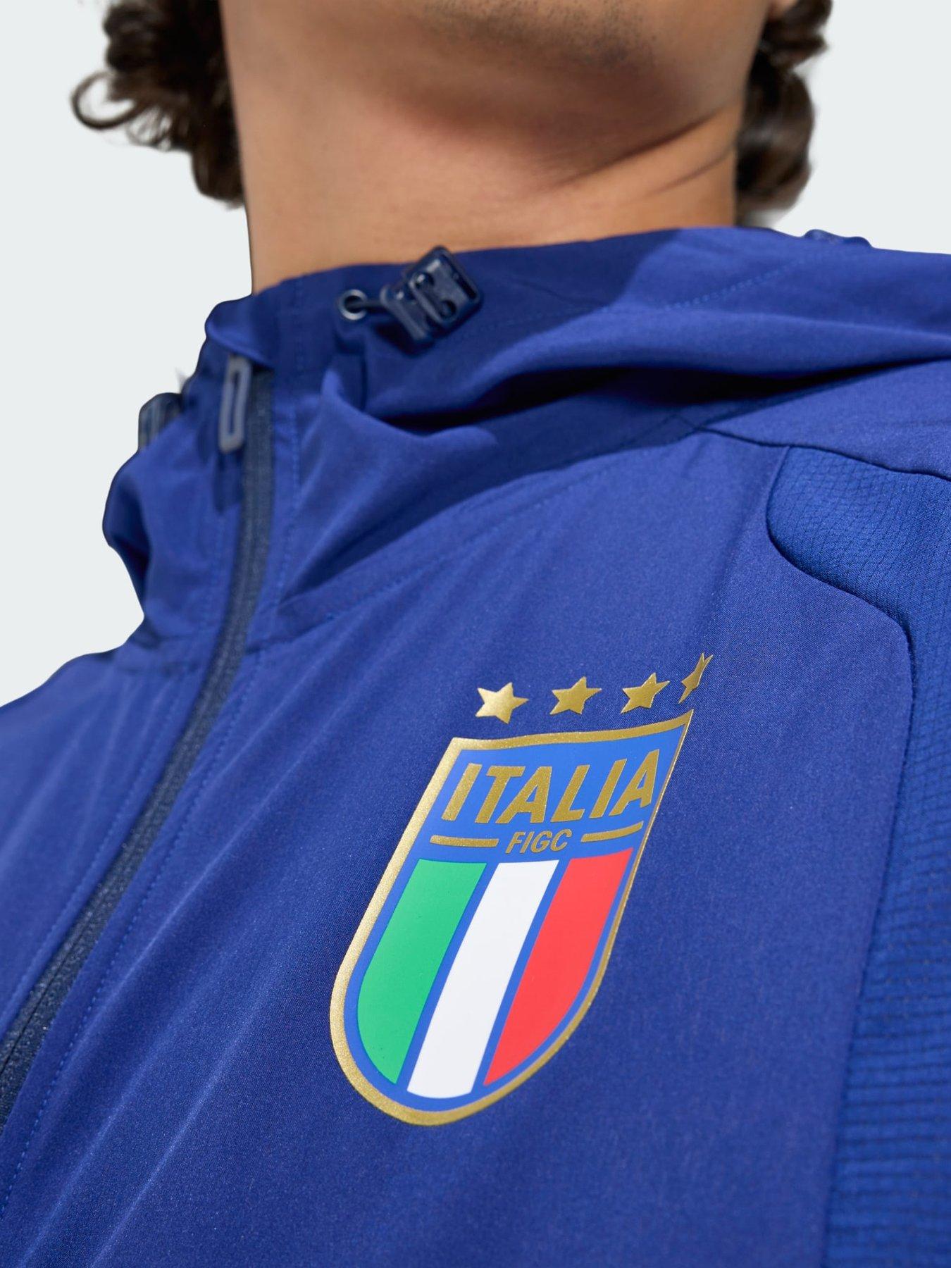 Image 4 of 5 of adidas Italy Tiro Travel Full Zip Windbreaker