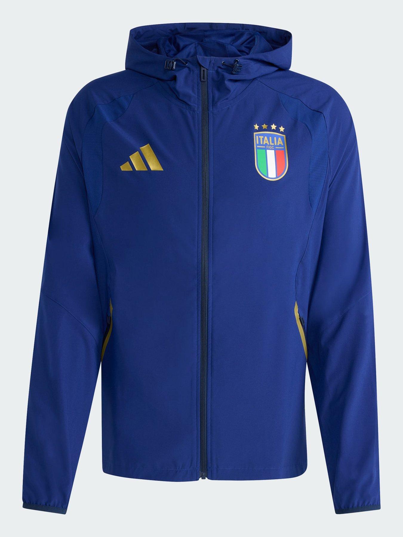 Image 5 of 5 of adidas Italy Tiro Travel Full Zip Windbreaker