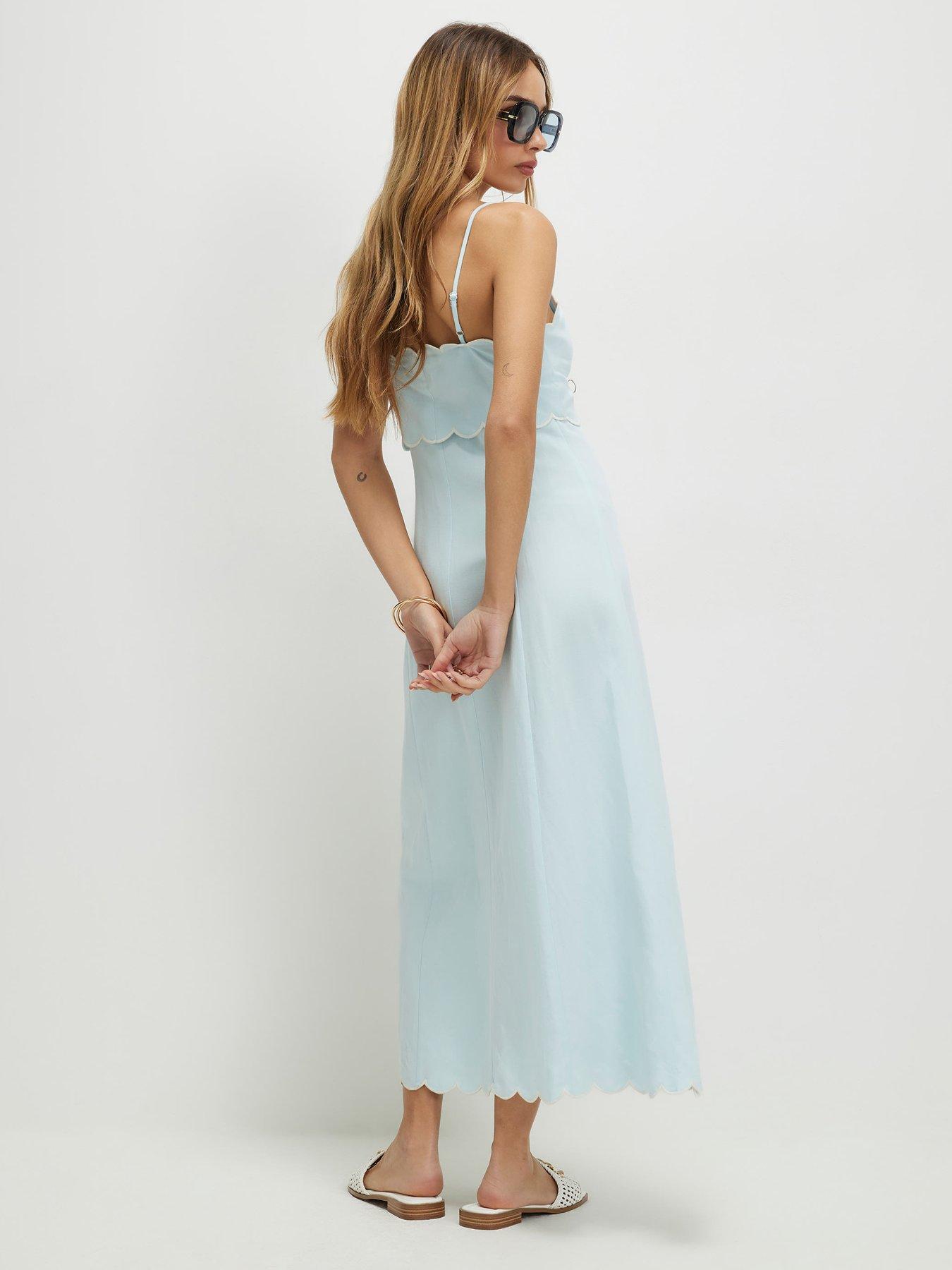 chinese dress ladies Rent River Island Light Pink Morrocan Slip Dress