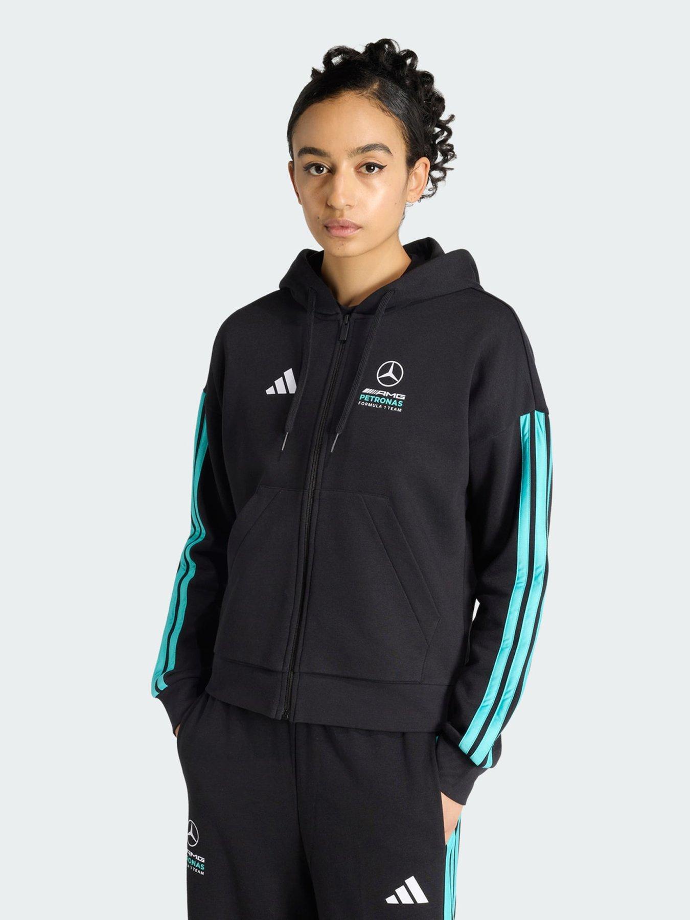 adidas MERCEDES - AMG PETRONAS FORMULA 1 TEAM DNA FULL ZIP HOODIE
