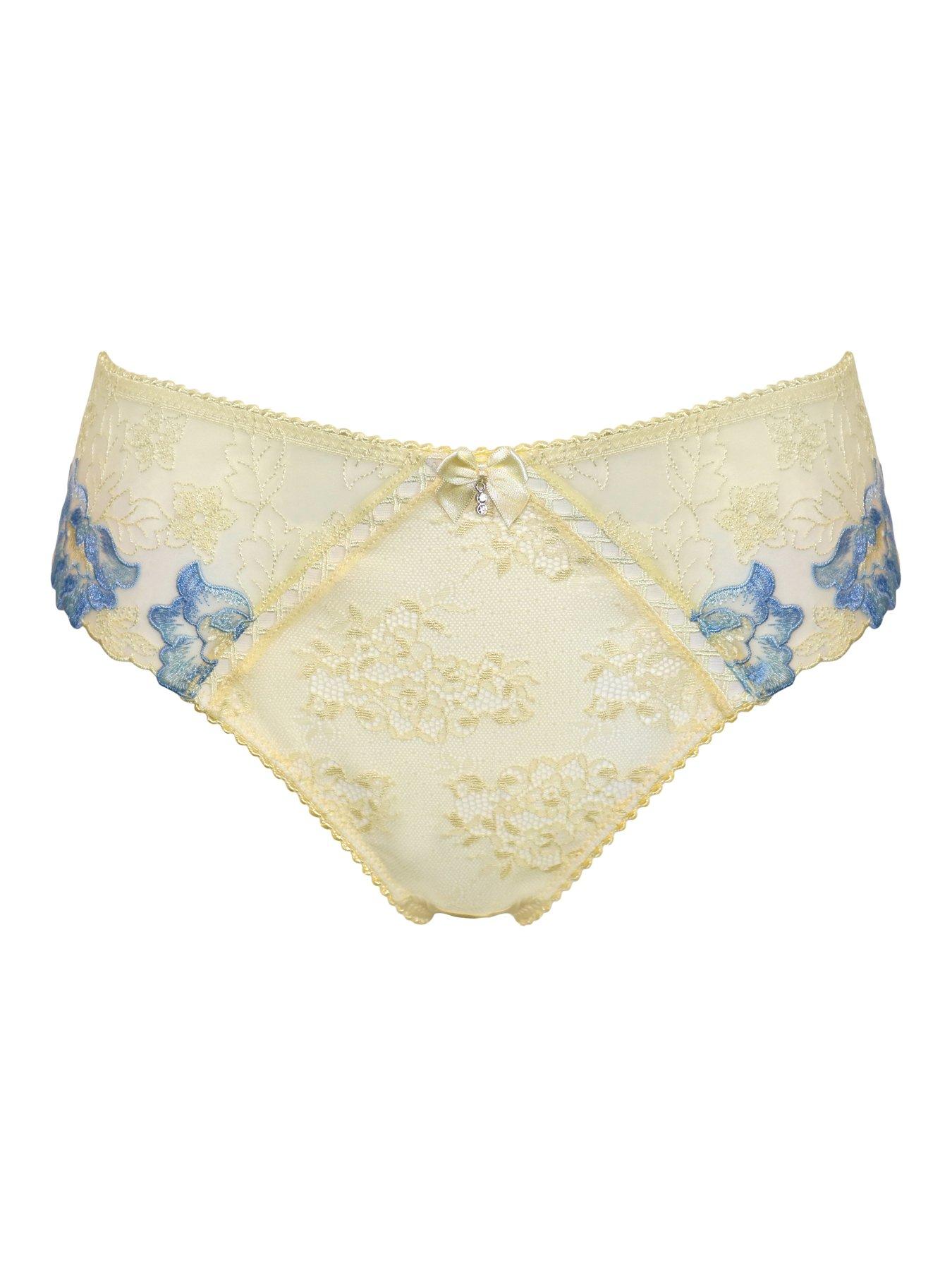 Image 3 of 4 of Pour Moi Sofia Embroidered Lace Bikini Brief