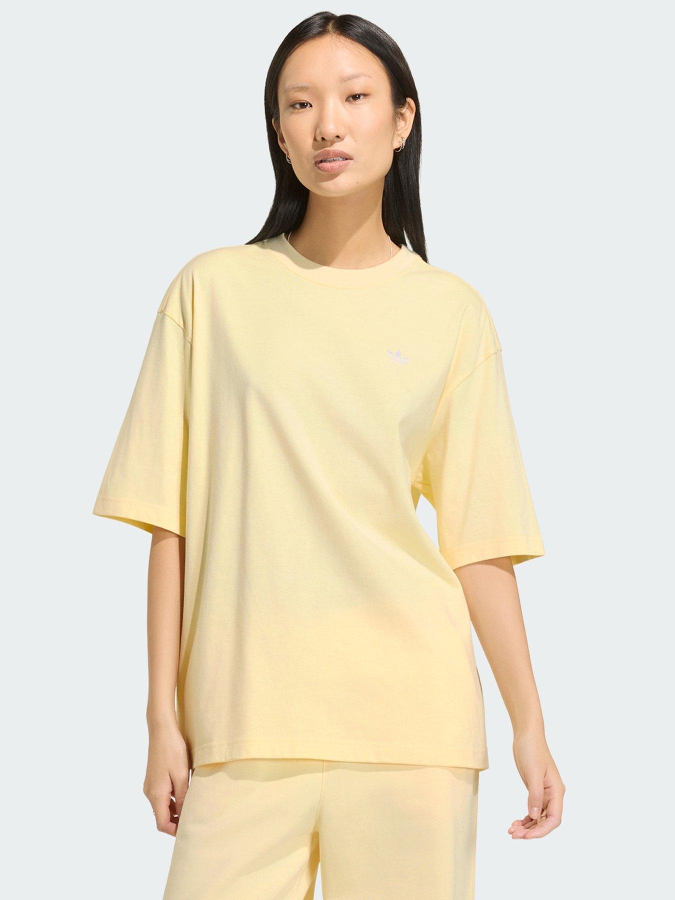 adidas Originals ESSENTIALS BOYFRIEND TEE, Purple, Size M, Women