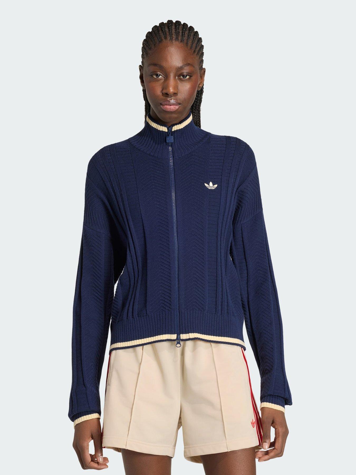 adidas Originals CABLE KNIT FIREBIRD TRACK TOP