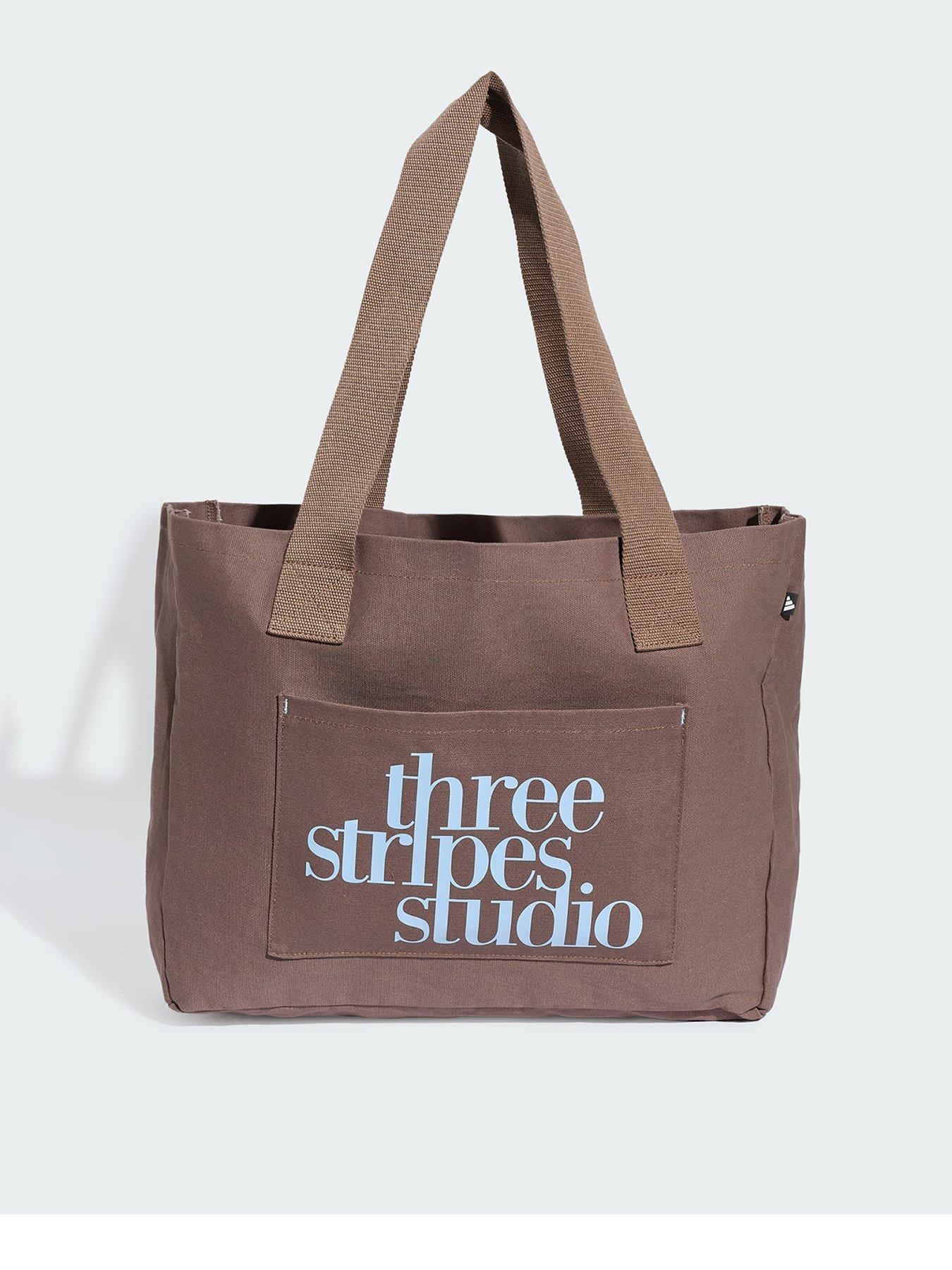 adidas Three Stripes Studio Canvas Tote Bag