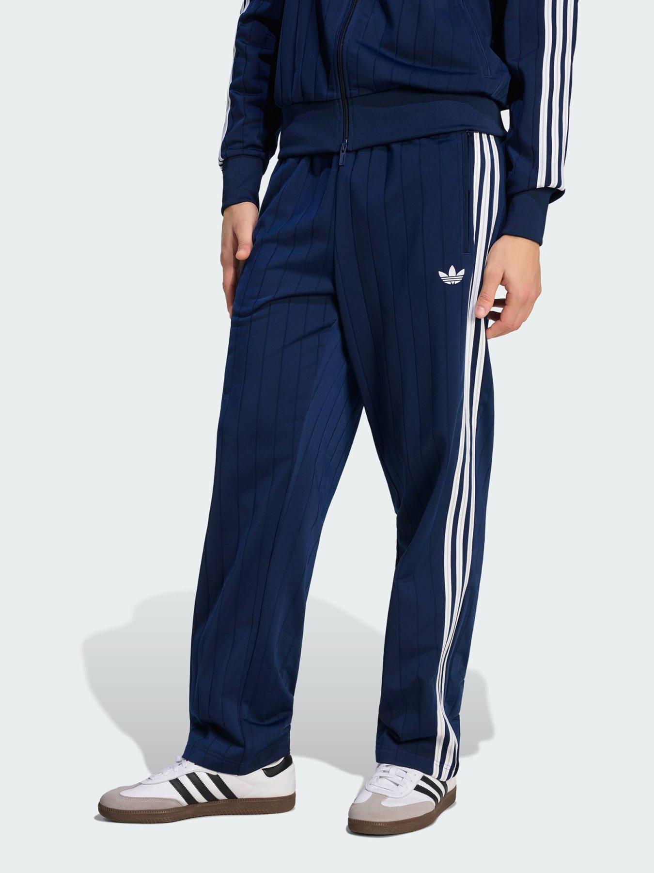 adidas Originals FIREBIRD DROP NEEDLE TRACK PANTS, Blue, Size 2Xl, Men