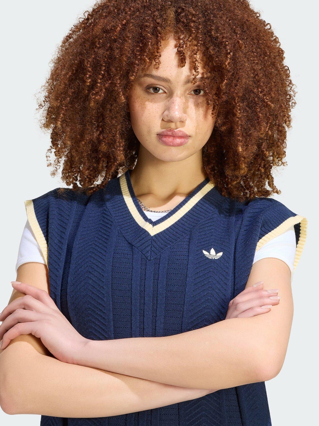 Image 4 of 5 of adidas Originals Cable Knit Vest