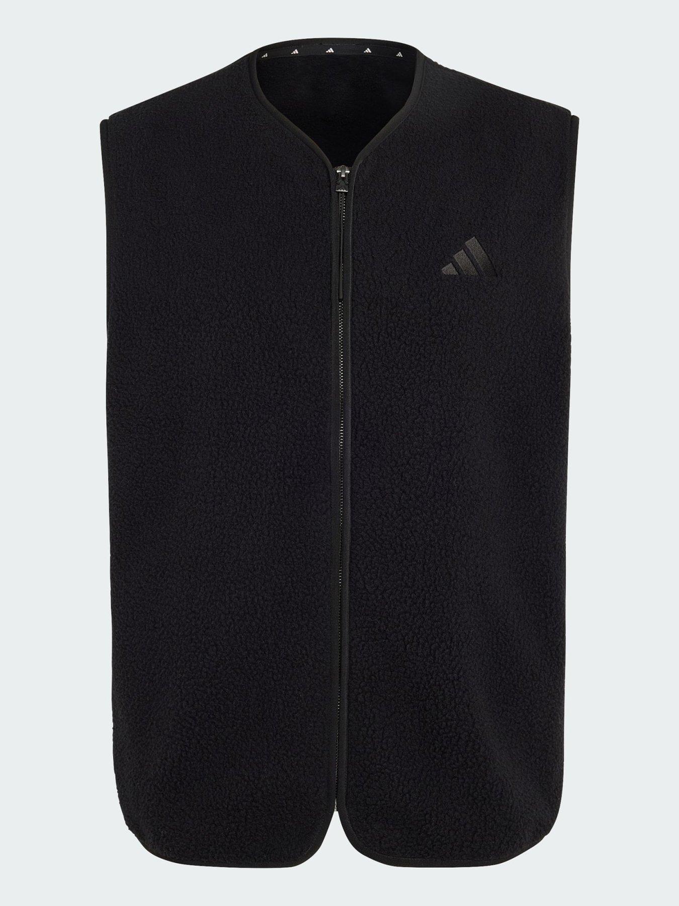 adidas City Tech 3 Stripes High Pile Fleece Vest | Very