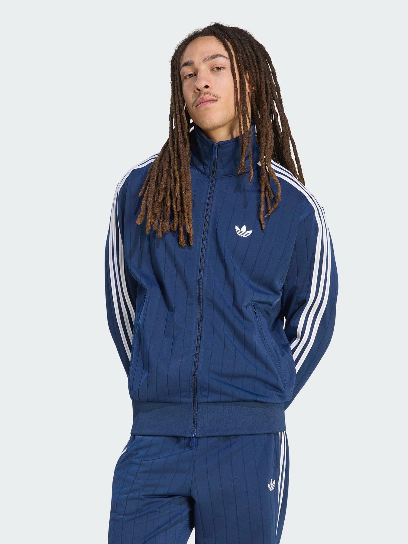 adidas Originals Firebird Drop Needle Track Top, Blue, Size Xl, Men