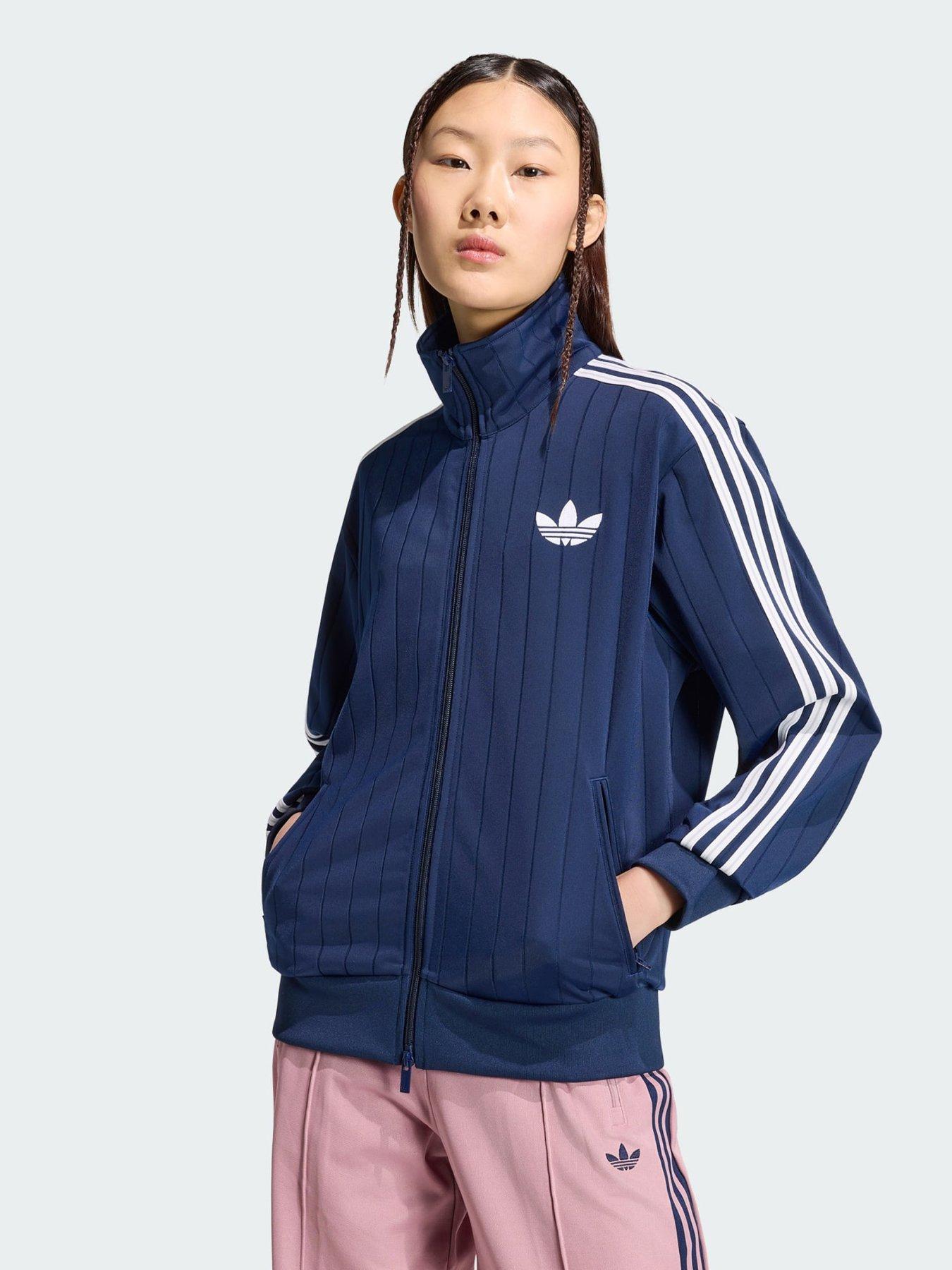 Adidas Originals Pinstripe Firebird Loose Tracktop