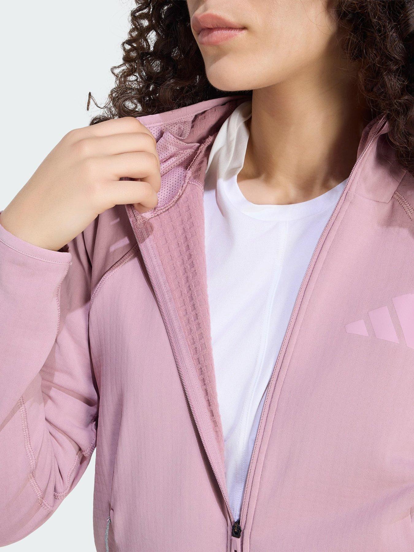 Image 3 of 5 of adidas Terrex Terrex Xperior CLIMAWARM+ Ventknit Fleece Hooded Jacket