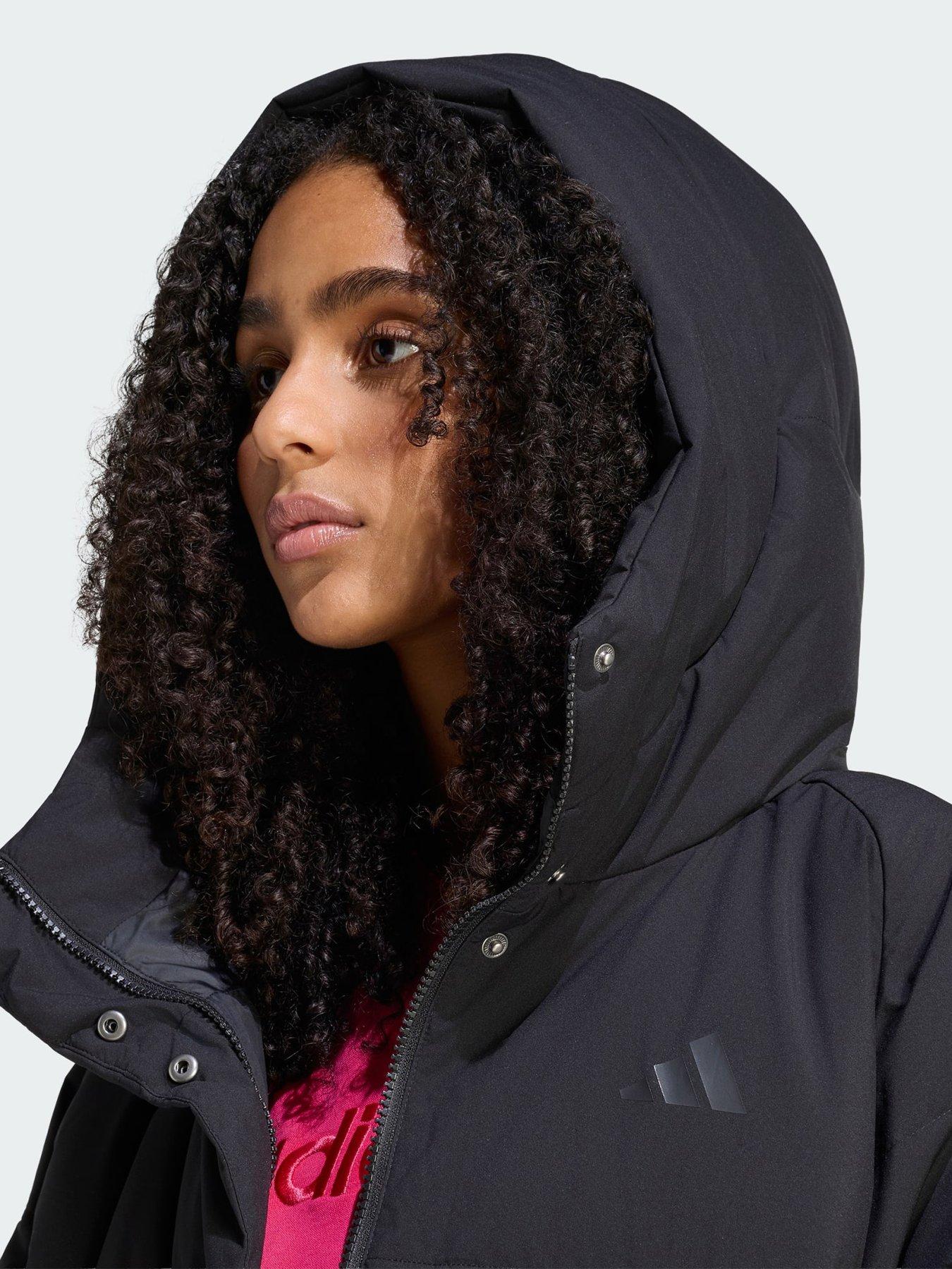Image 3 of 5 of adidas HELIONIC DOWN PUFFER HOODED JACKET