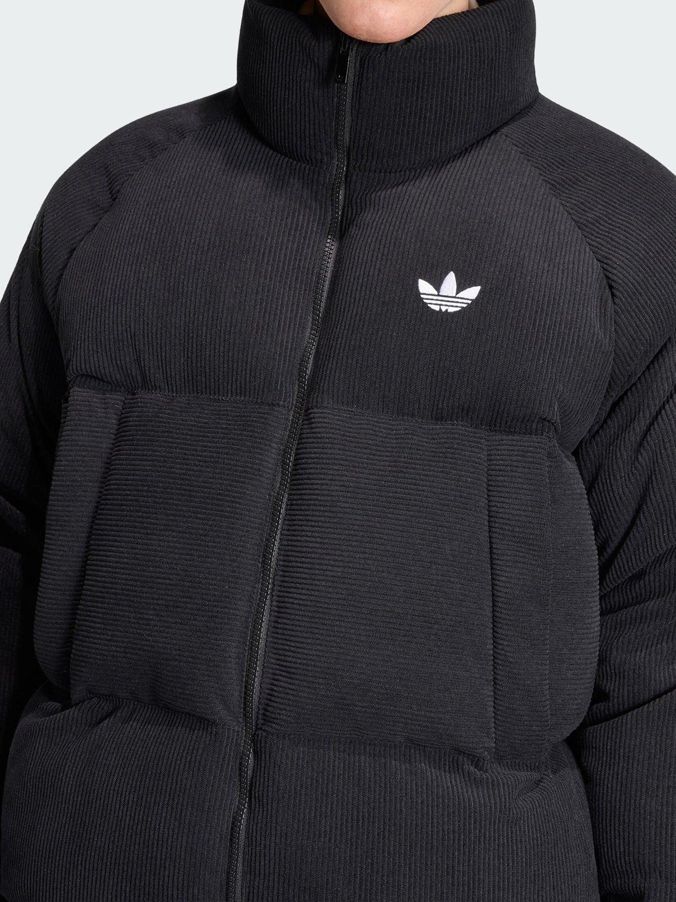 Image 4 of 5 of adidas Originals Corduroy Puffer Jacket