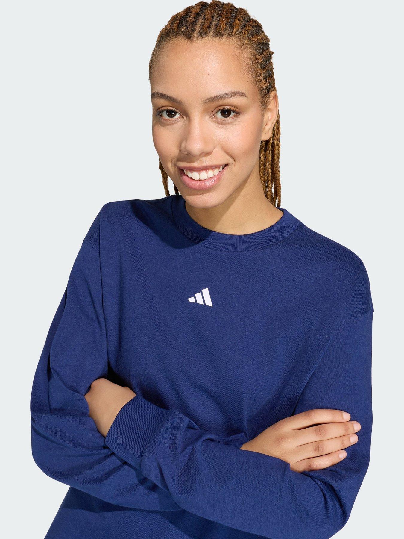 Image 3 of 5 of adidas 3 STRIPES STUDIO BOYFRIEND LONGSLEEVE TEE