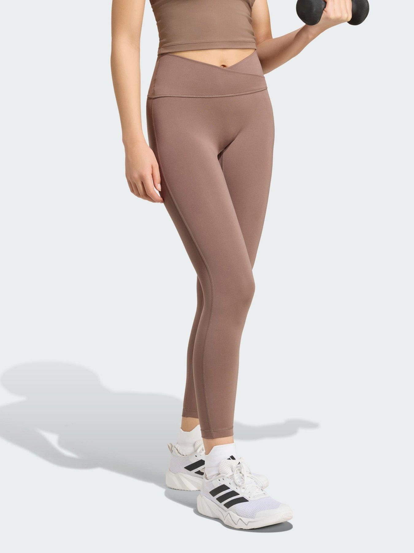 adidas 3 Stripes Studio All Me 7/8 X-Over Leggings