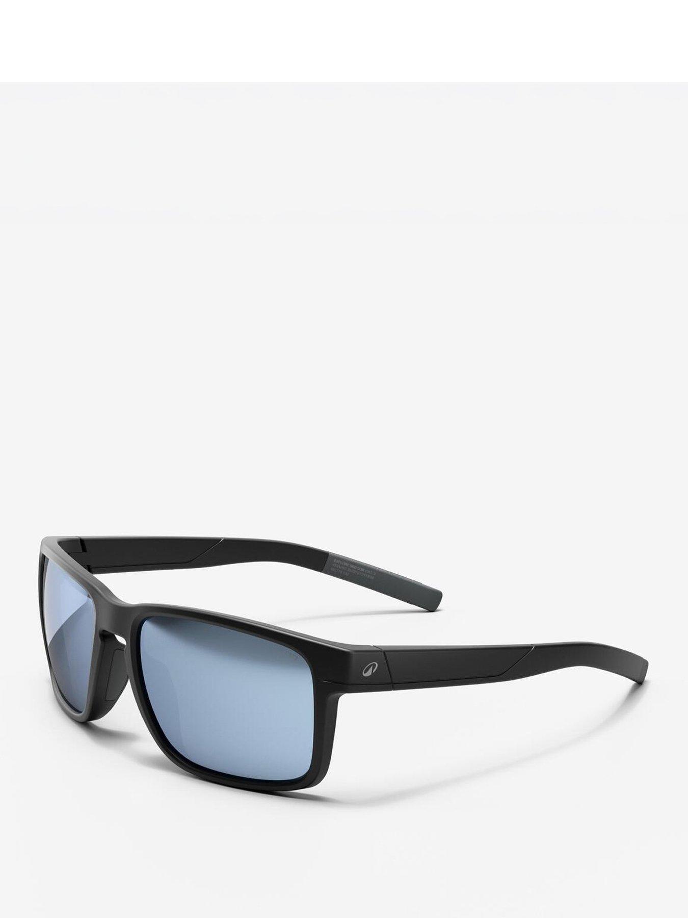 Decathlon Explore 500 SQR Polarised Category 3 Sports Sunglasses - Black