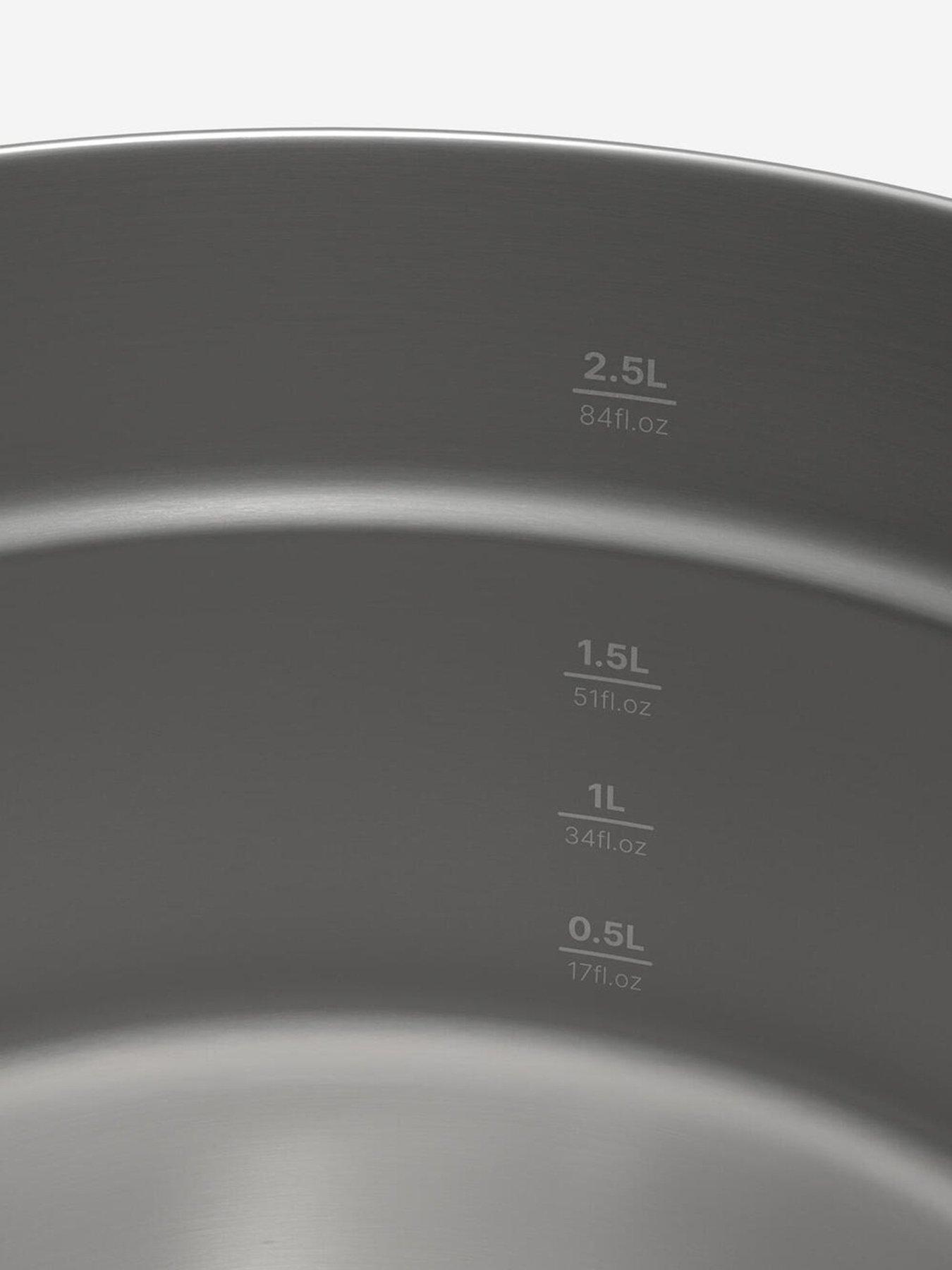 Image 4 of 7 of Decathlon Stainless Steel Non-stick Camping Cookset 500 4 People 25 Items