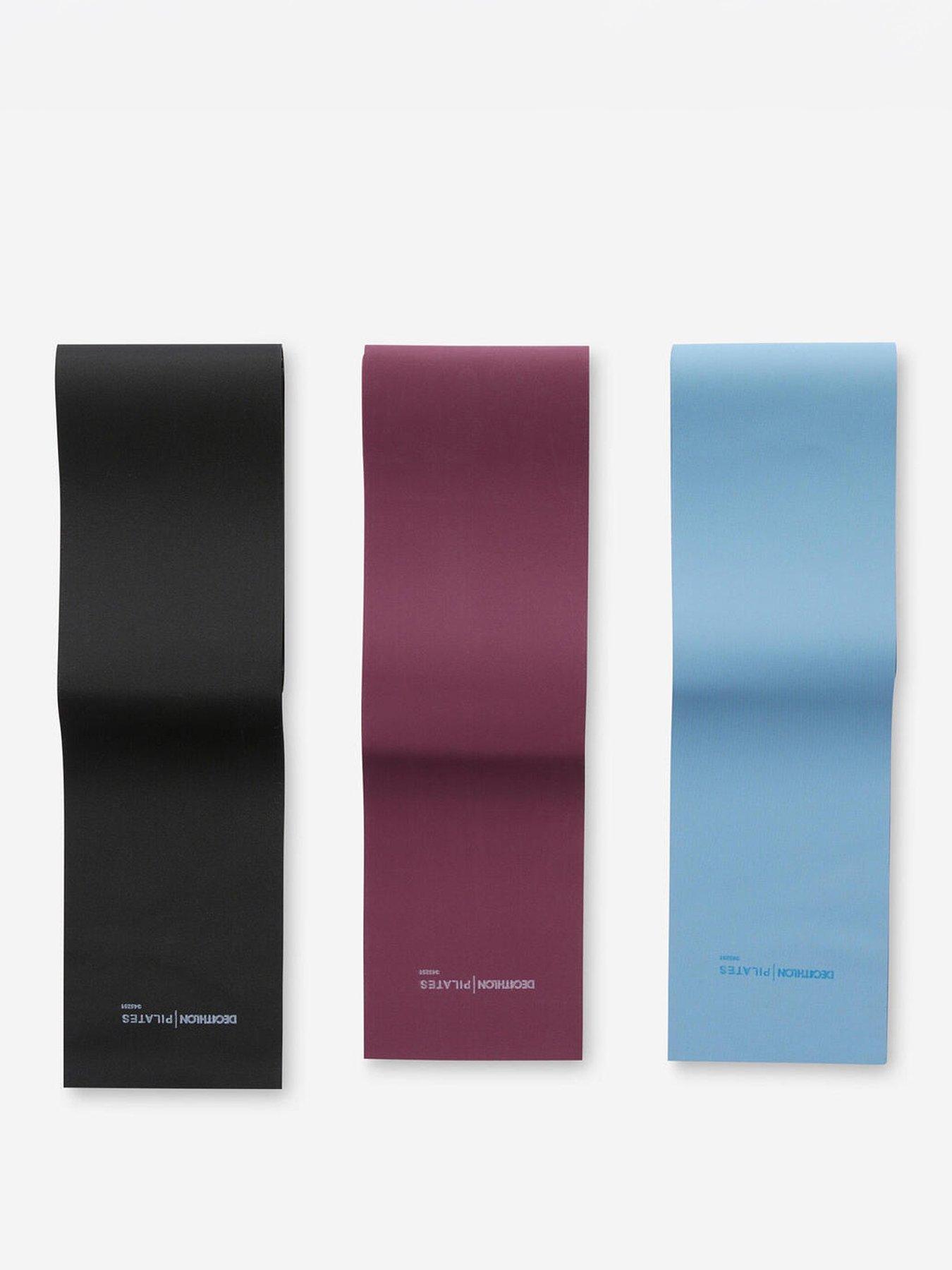 Decathlon Pilates Elastic Bands Tri-Pack