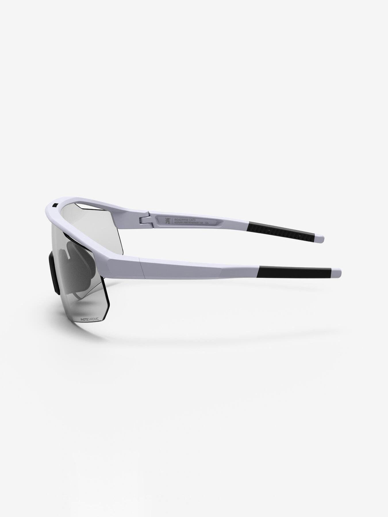Image 2 of 6 of Decathlon Photochromic cycling glasses, Category 3, Perf 500 Light - White
