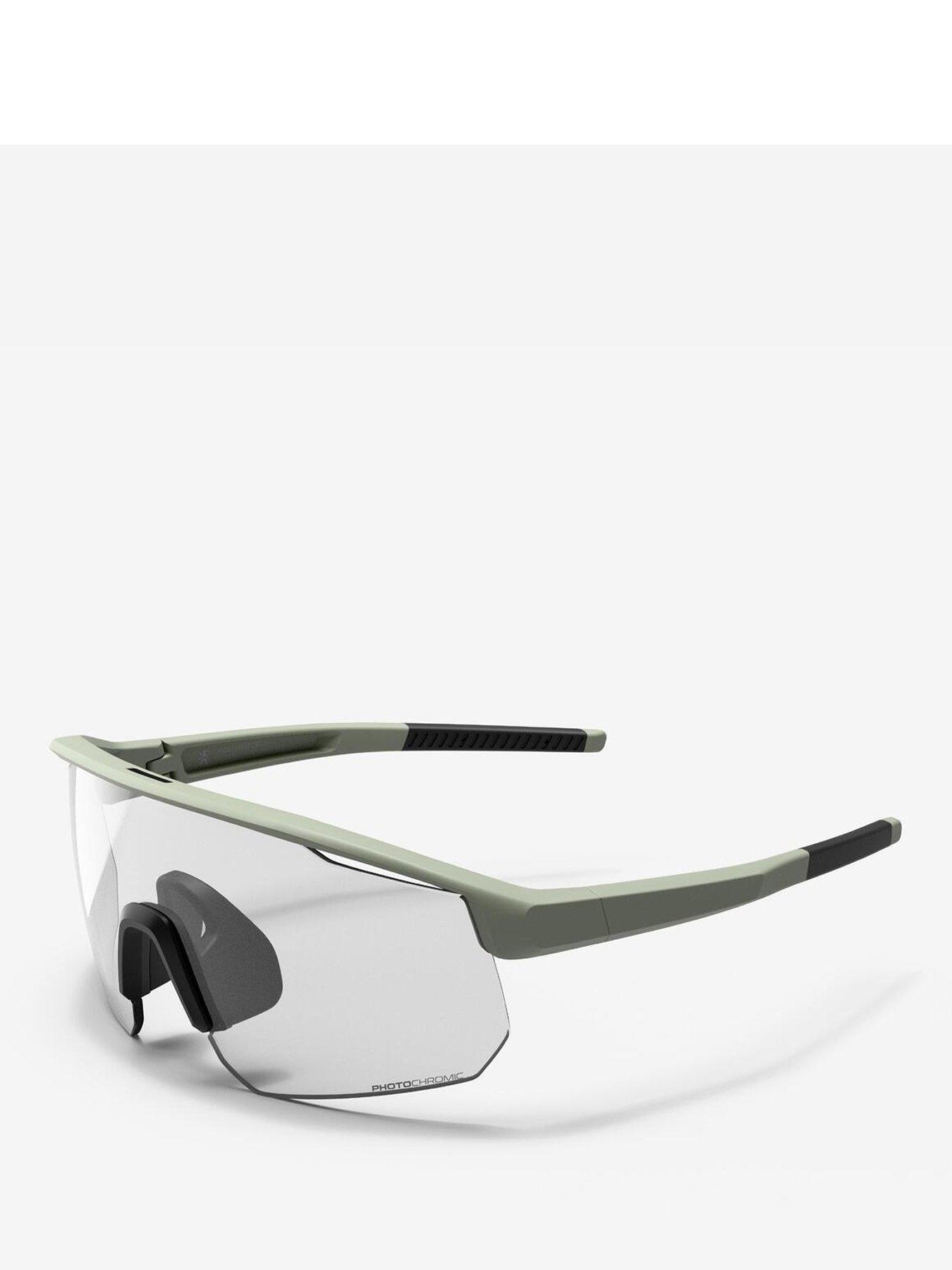 Decathlon Photochromic cycling glasses, category 3, Perf 500 Light - Green