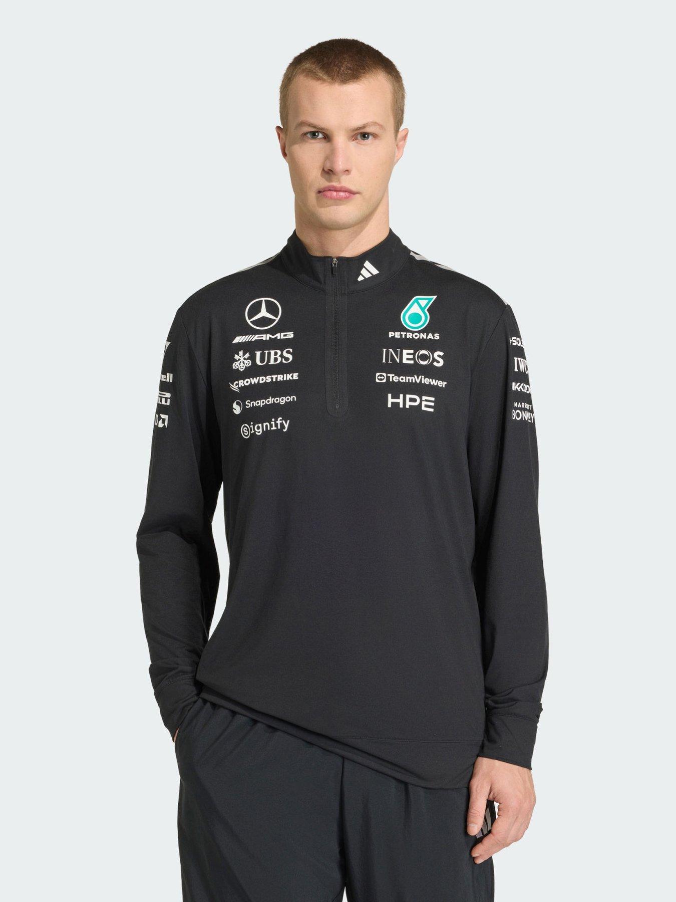 adidas MERCEDES - AMG PETRONAS FORMULA 1 TEAM ENGINEERS QUARTER ZIP Sweatshirt