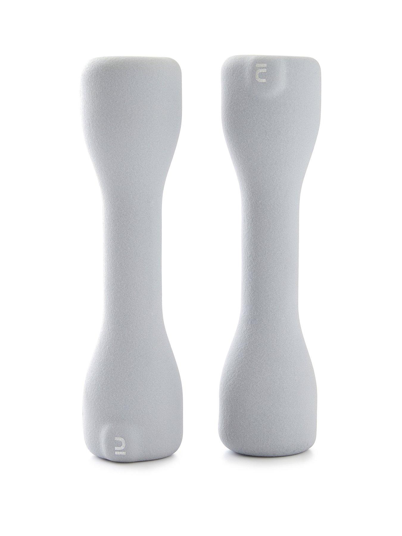 Image 1 of 4 of Decathlon Fitness Dumbbells Easy Set of 2 x 3 kg - Grey