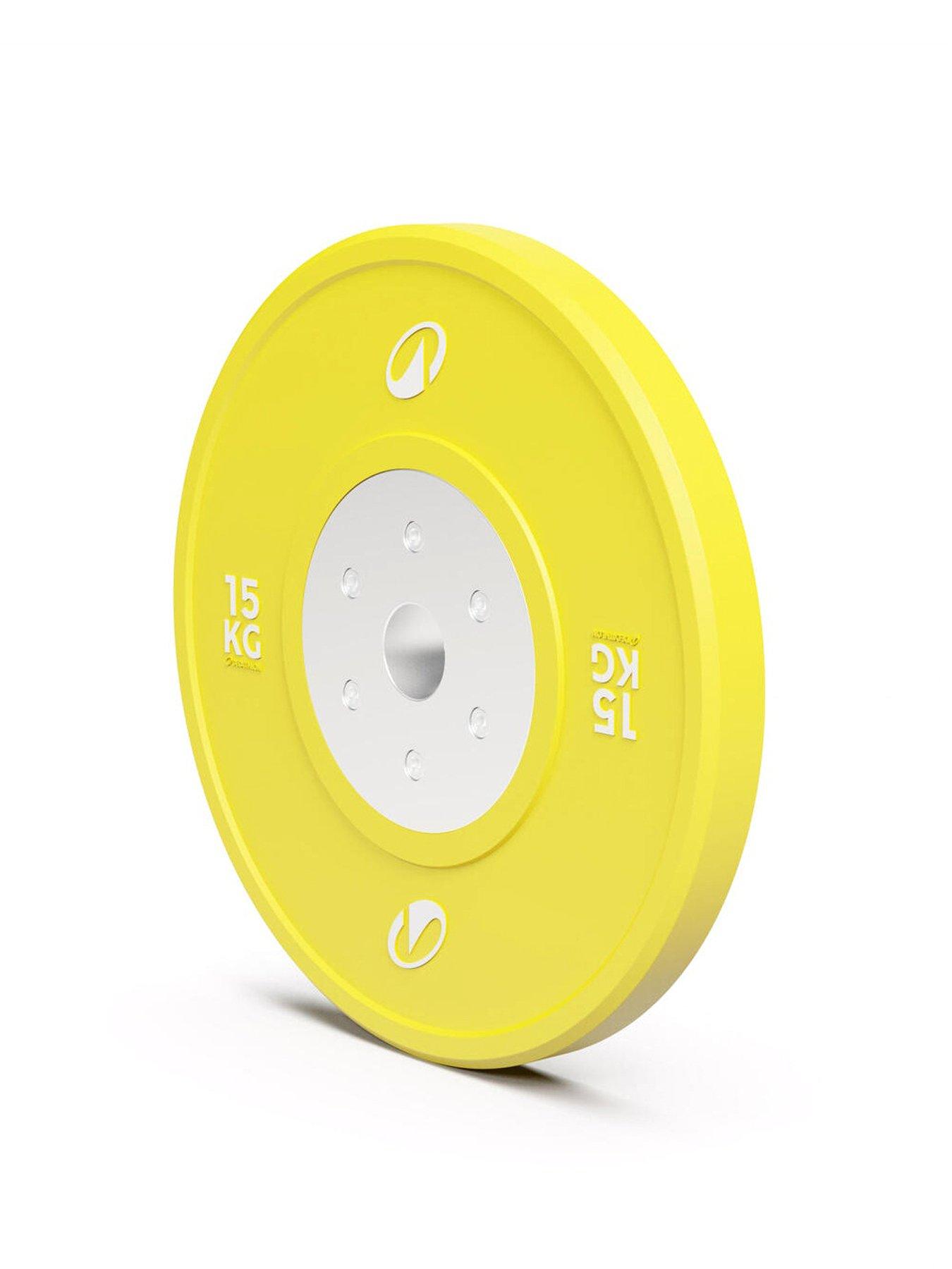 Image 2 of 4 of Decathlon 15kg Calibrated Weight-Lifting Plate