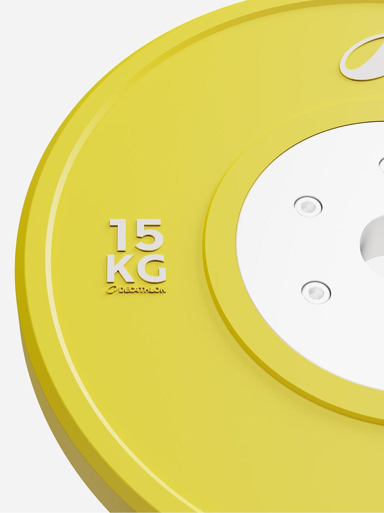 Image 4 of 4 of Decathlon 15kg Calibrated Weight-Lifting Plate