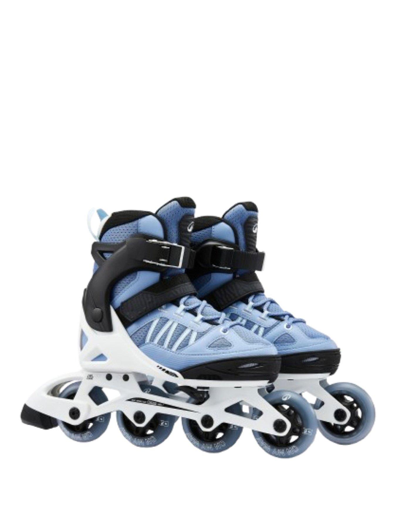 Decathlon Fit 5 Jr Kids Inline Fitness Skates - Blue / White