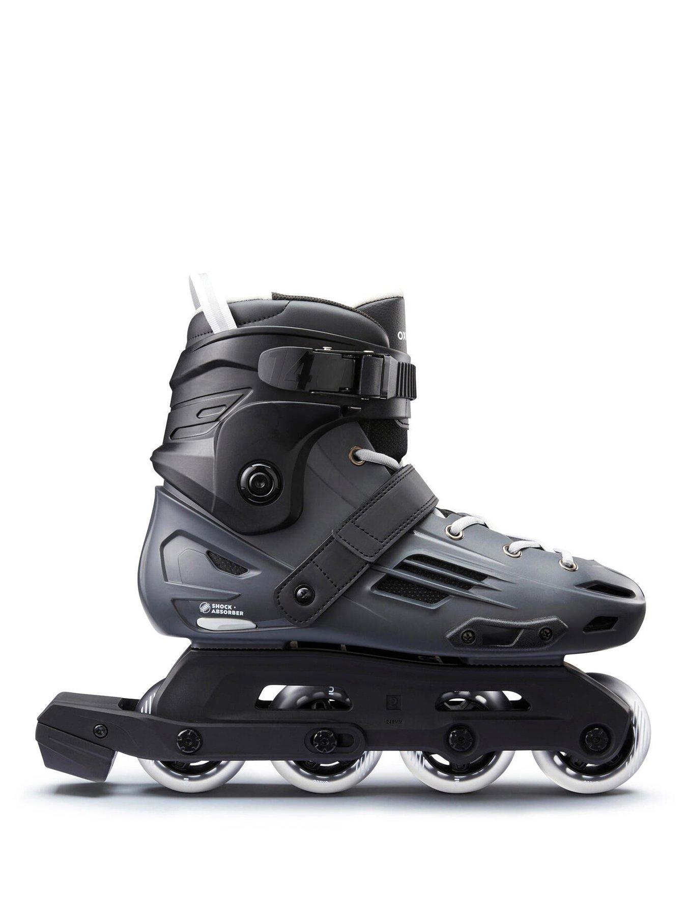 Decathlon Adult Inline Skates MF140 Hard Shell - Grey