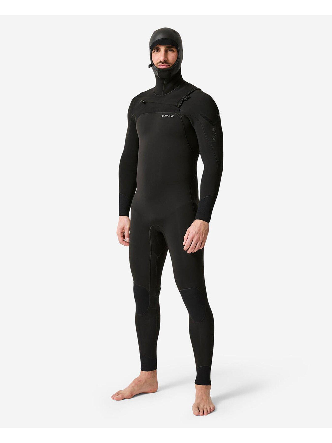 Decathlon Mens Surfing 5/4 mm Neoprene Wetsuit with Hood 900