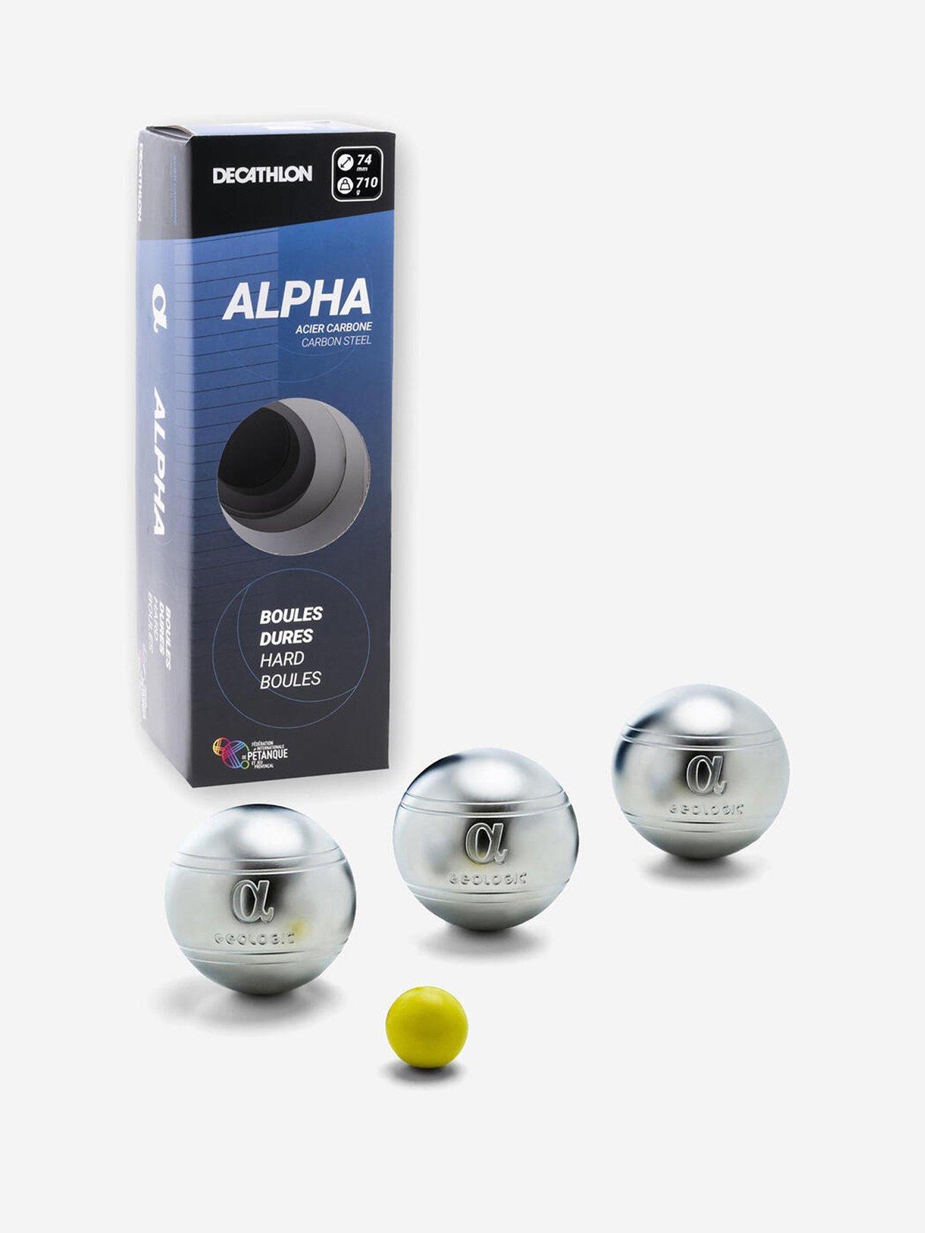 Image 1 of 7 of Decathlon 3 ALPHA competition solid petanque boules approved for match use