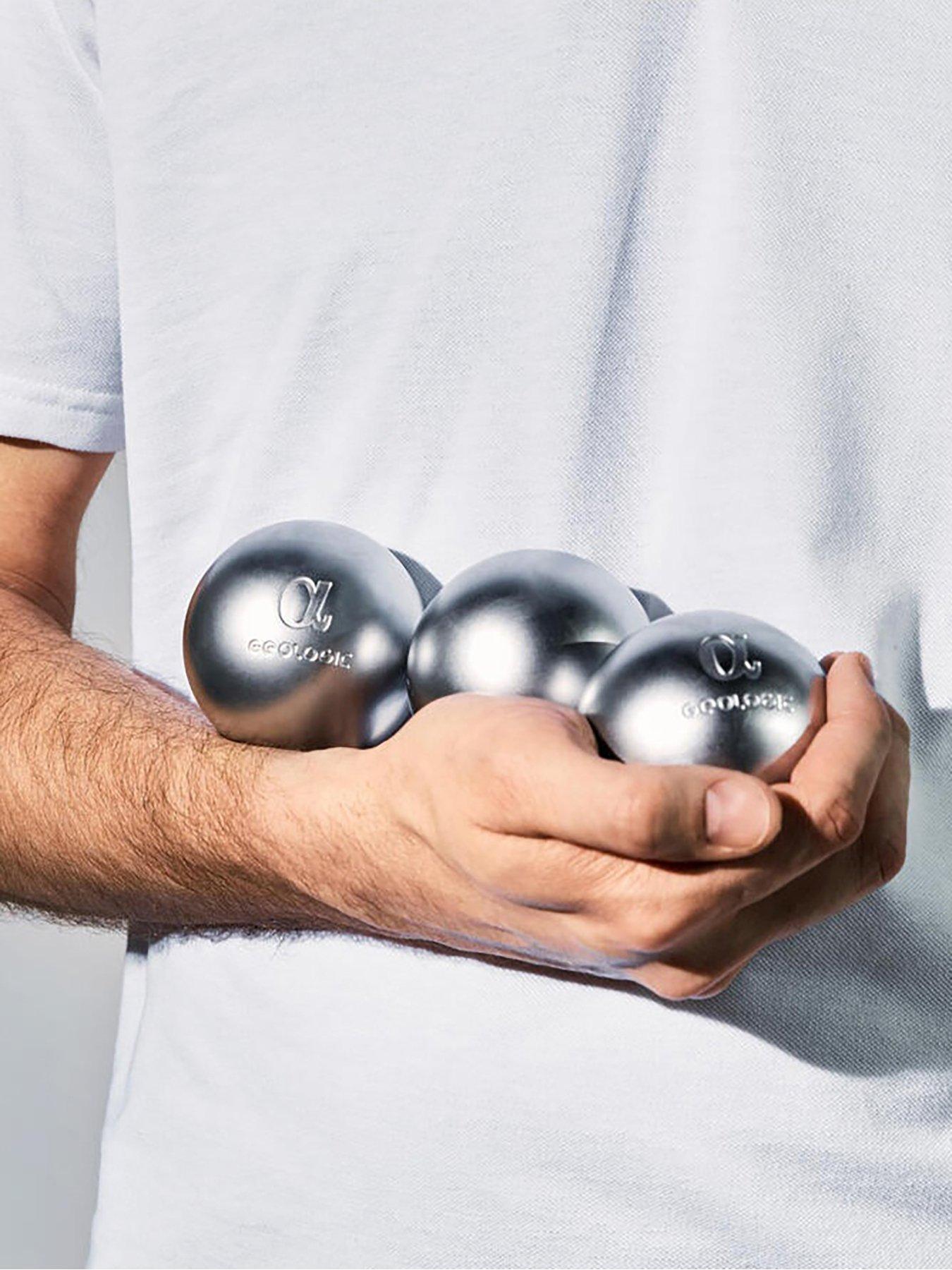 Image 3 of 7 of Decathlon 3 ALPHA competition solid petanque boules approved for match use