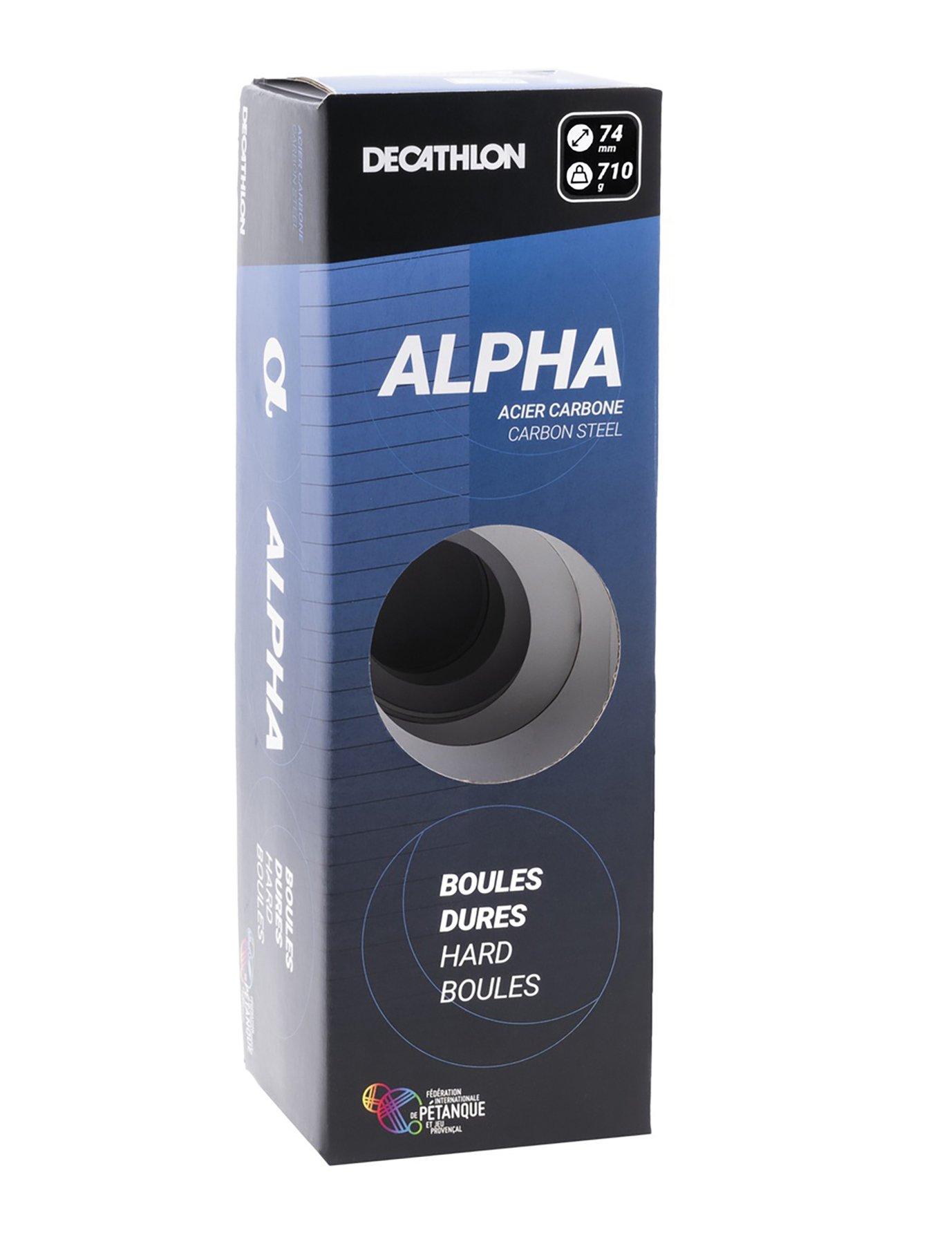 Image 5 of 7 of Decathlon 3 ALPHA competition solid petanque boules approved for match use