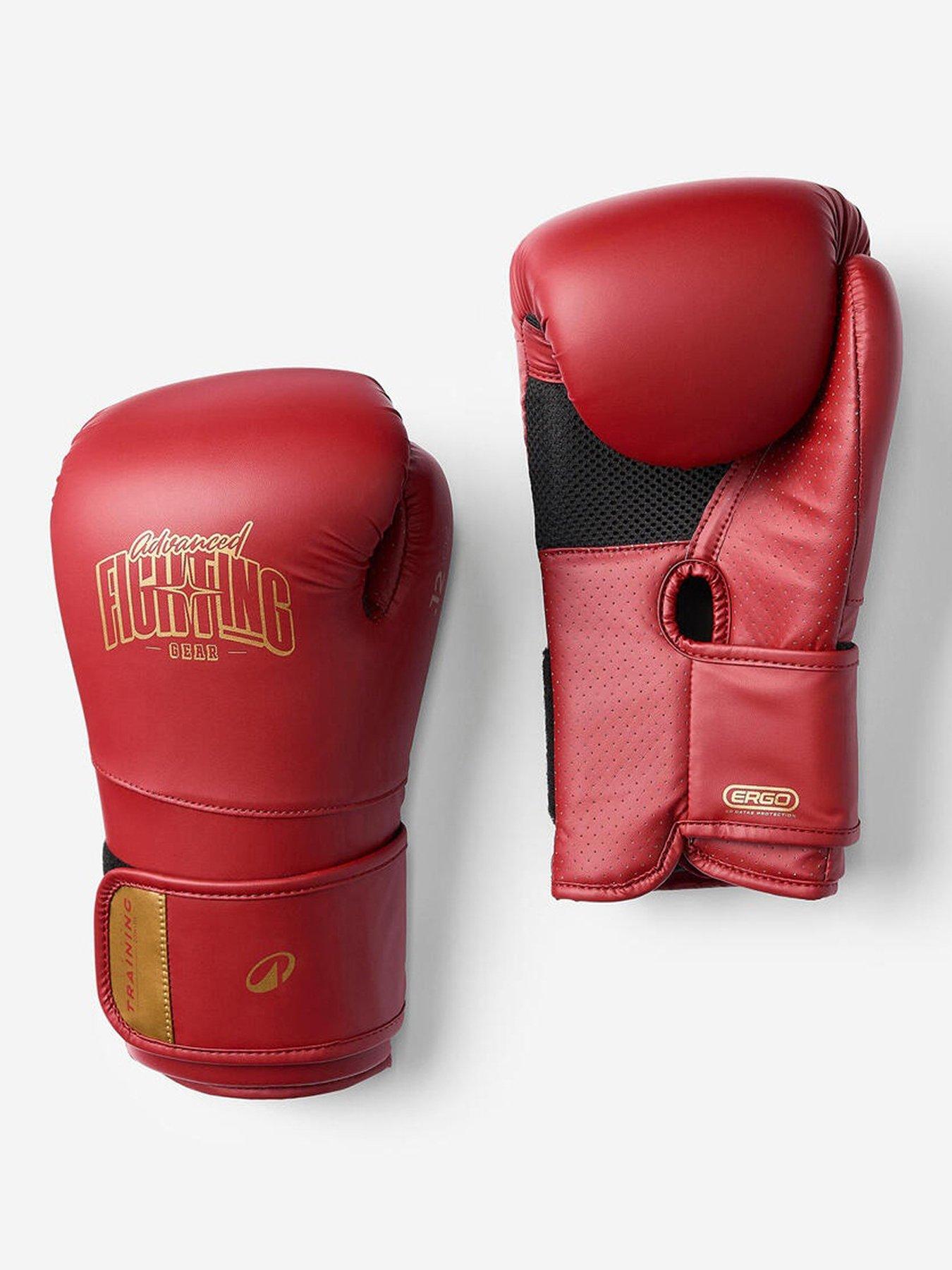 Decathlon Boxing Training Gloves with Ergonomic Foam - Red