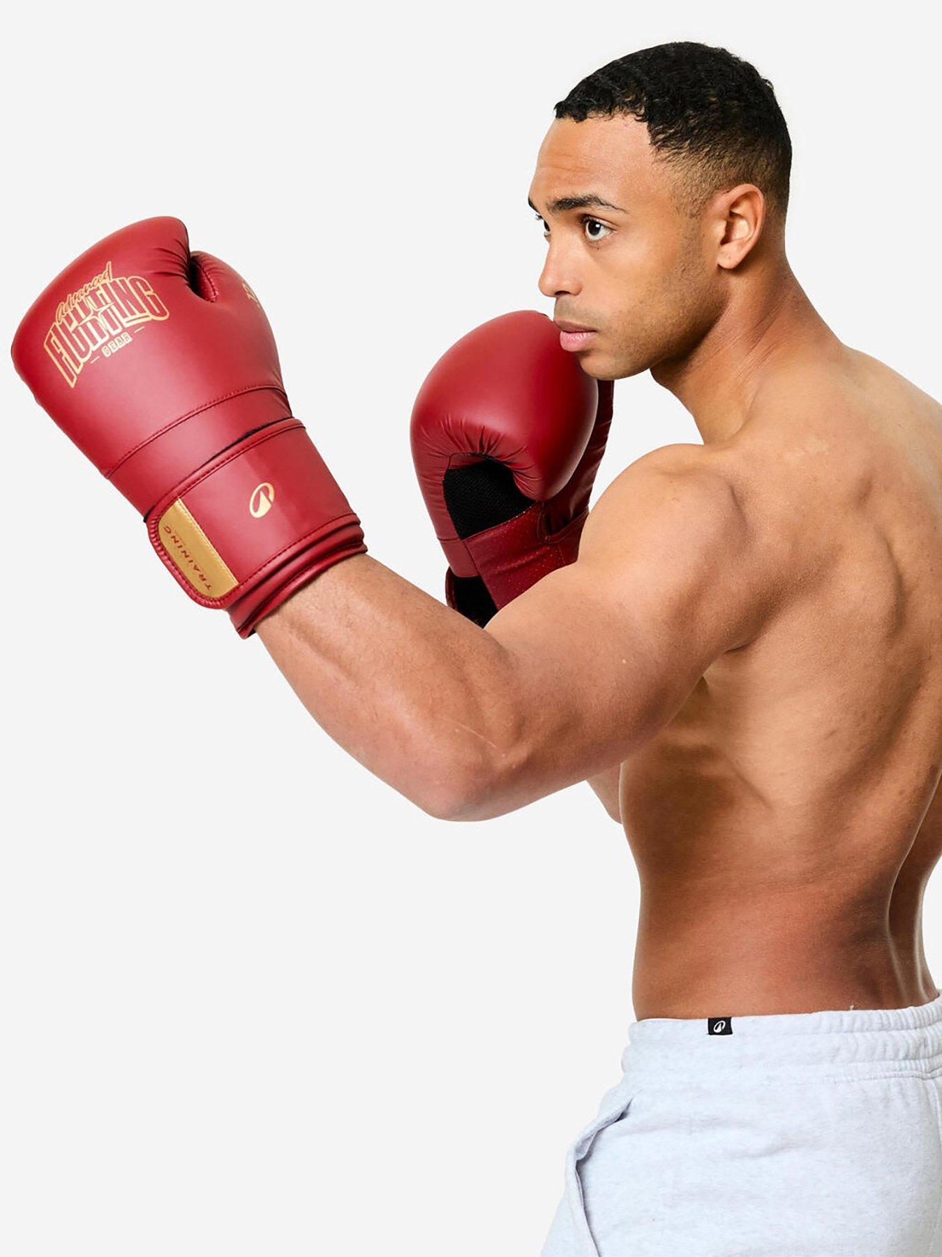 Image 4 of 7 of Decathlon Boxing Training Gloves with Ergonomic Foam - Red