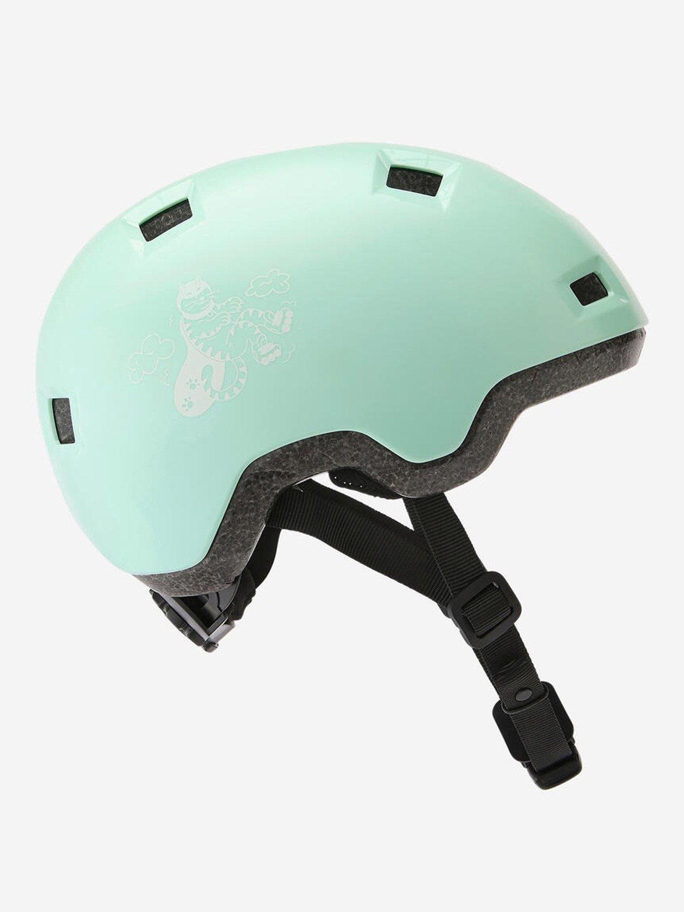 Decathlon Kids' Inline Skating Skateboard Scooter Helmet B100 - Green