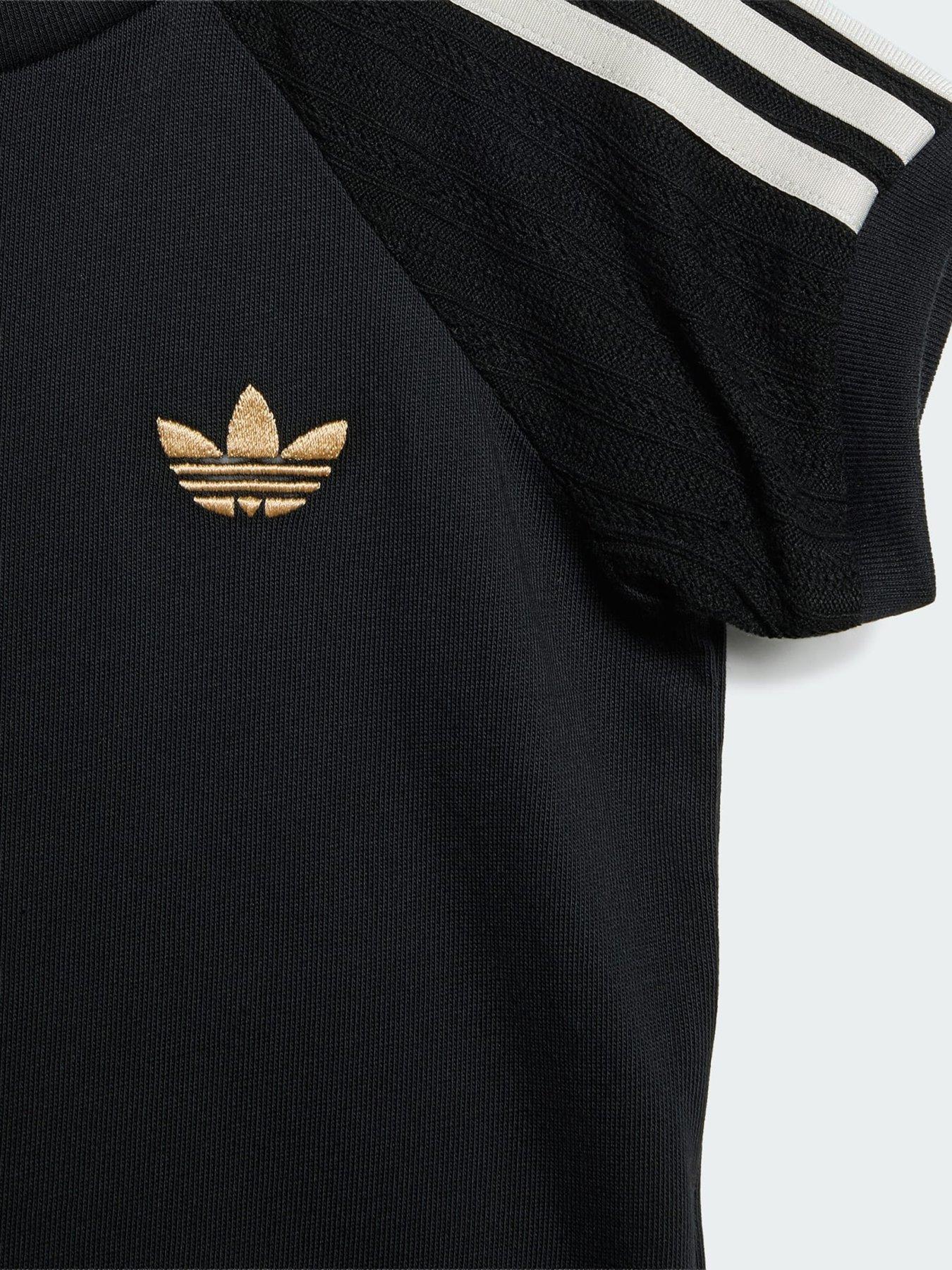 Image 4 of 5 of adidas Originals Slim Knitted Tee Leggings Set