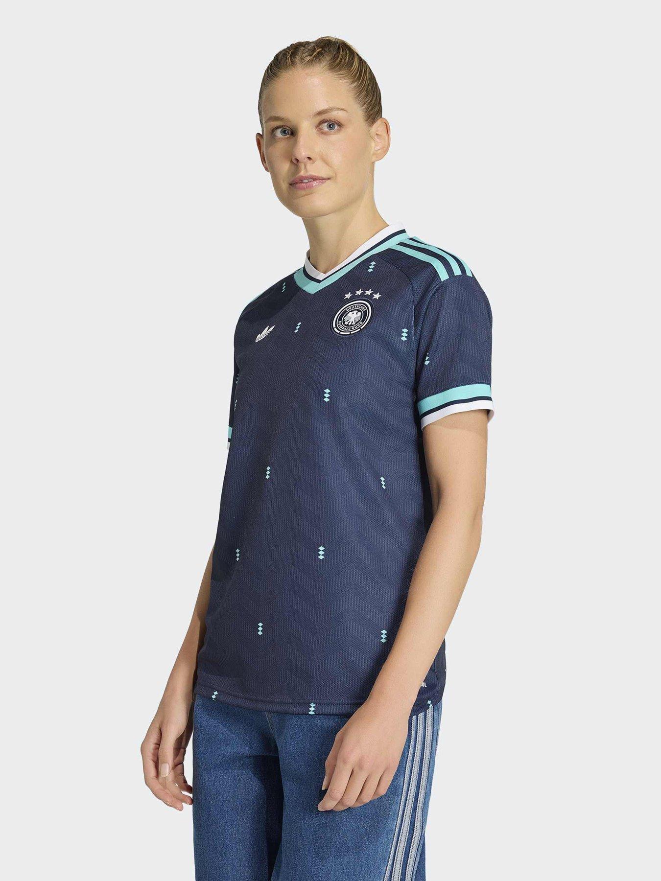 adidas Germany 26 Away Jersey, Blue, Size Xs, Women