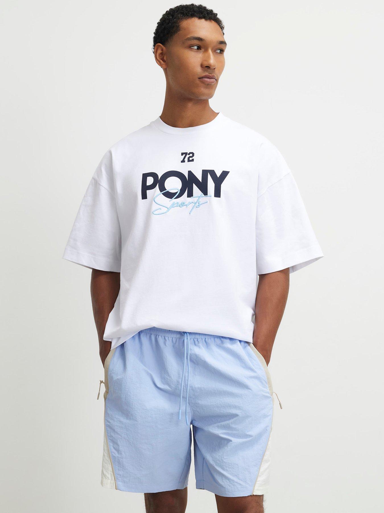 Image 1 of 4 of River Island Oversized Crest T-shirt
