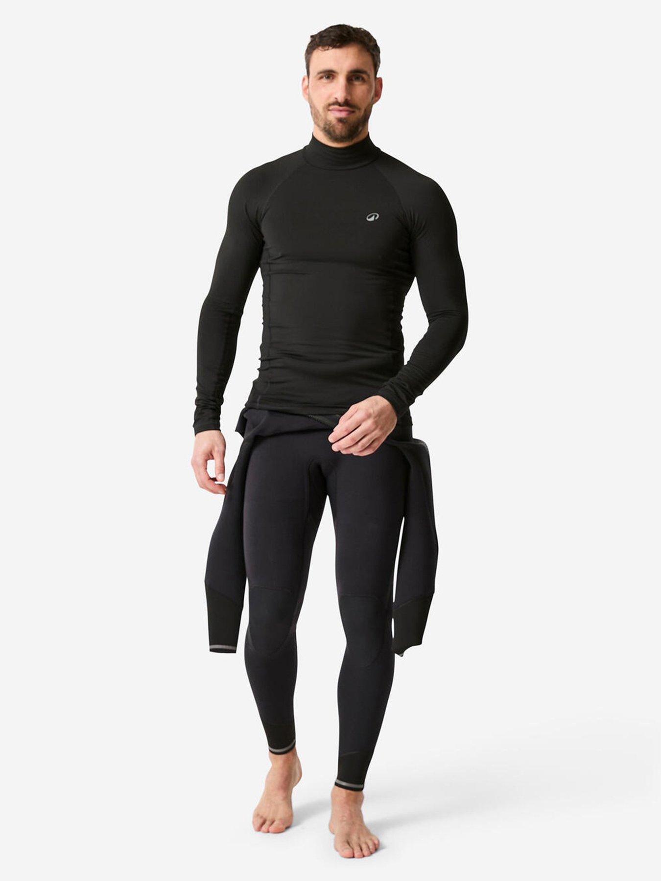 Decathlon Long Sleeve Fleece Top Surf 900 - Black