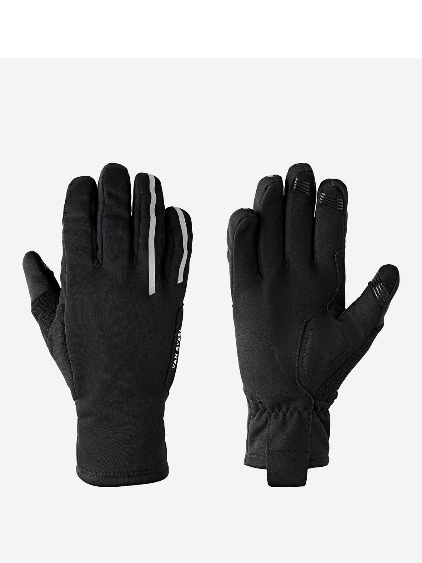 Image 1 of 6 of Decathlon Smartphone-compatible thermal cycling gloves - Black