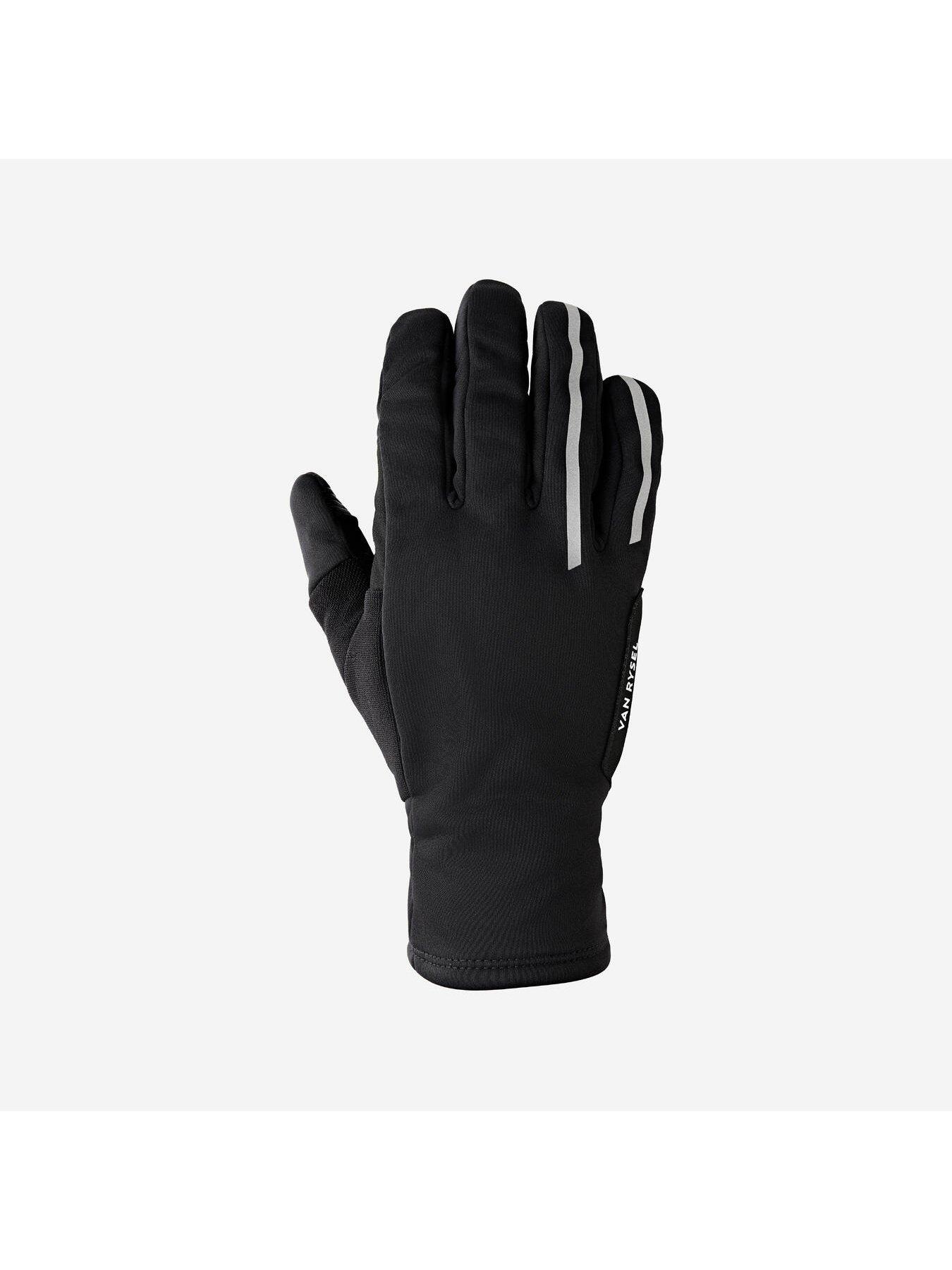 Image 2 of 6 of Decathlon Smartphone-compatible thermal cycling gloves - Black